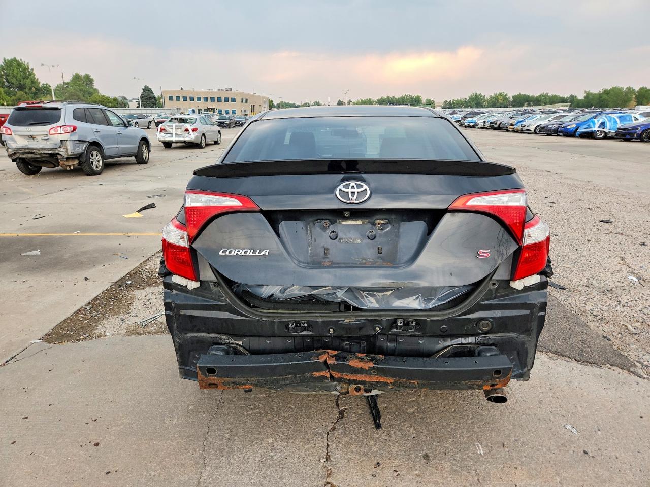 2015 Toyota Corolla S Plus Black vin: 2T1BURHE4FC303010