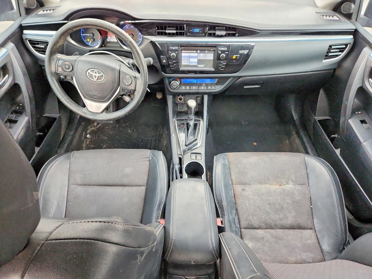 2015 Toyota Corolla S Plus Black vin: 2T1BURHE4FC303010