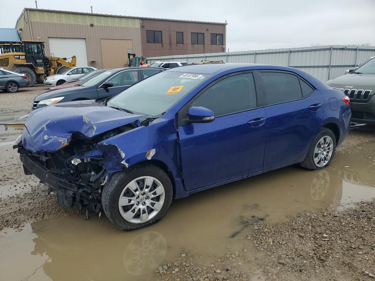 2015 Toyota Corolla S Blue vin: 2T1BURHE4FC308059