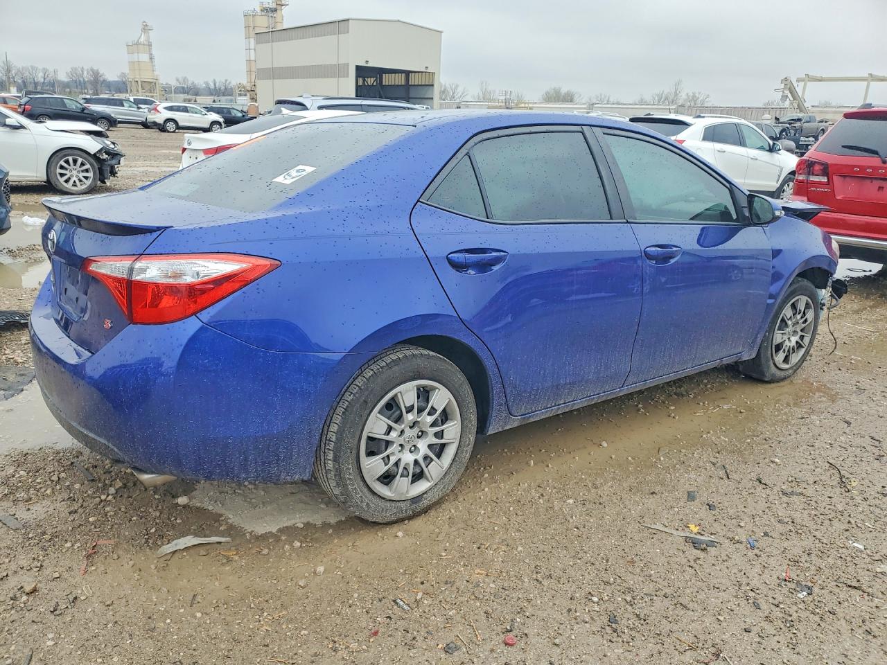 2015 Toyota Corolla S Blue vin: 2T1BURHE4FC308059