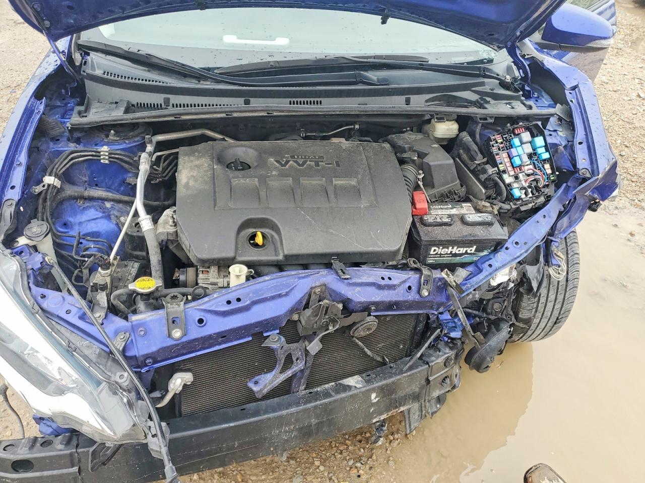 2015 Toyota Corolla S Blue vin: 2T1BURHE4FC308059