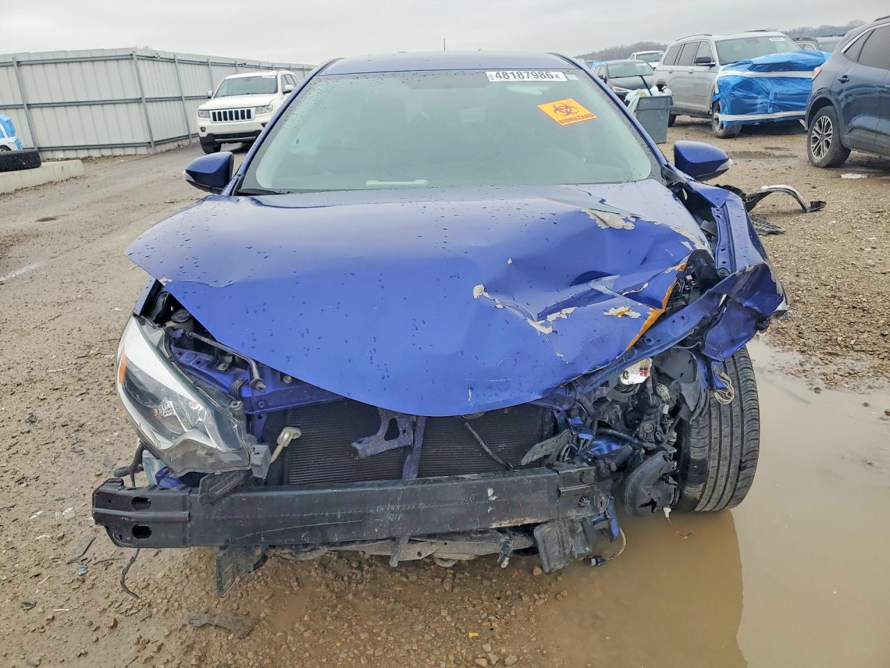 2015 Toyota Corolla S Blue vin: 2T1BURHE4FC308059