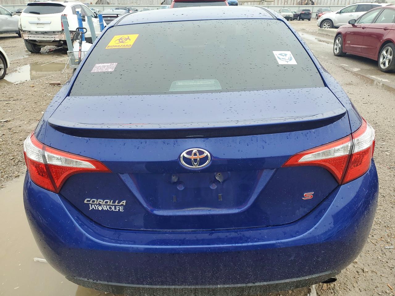 2015 Toyota Corolla S Blue vin: 2T1BURHE4FC308059