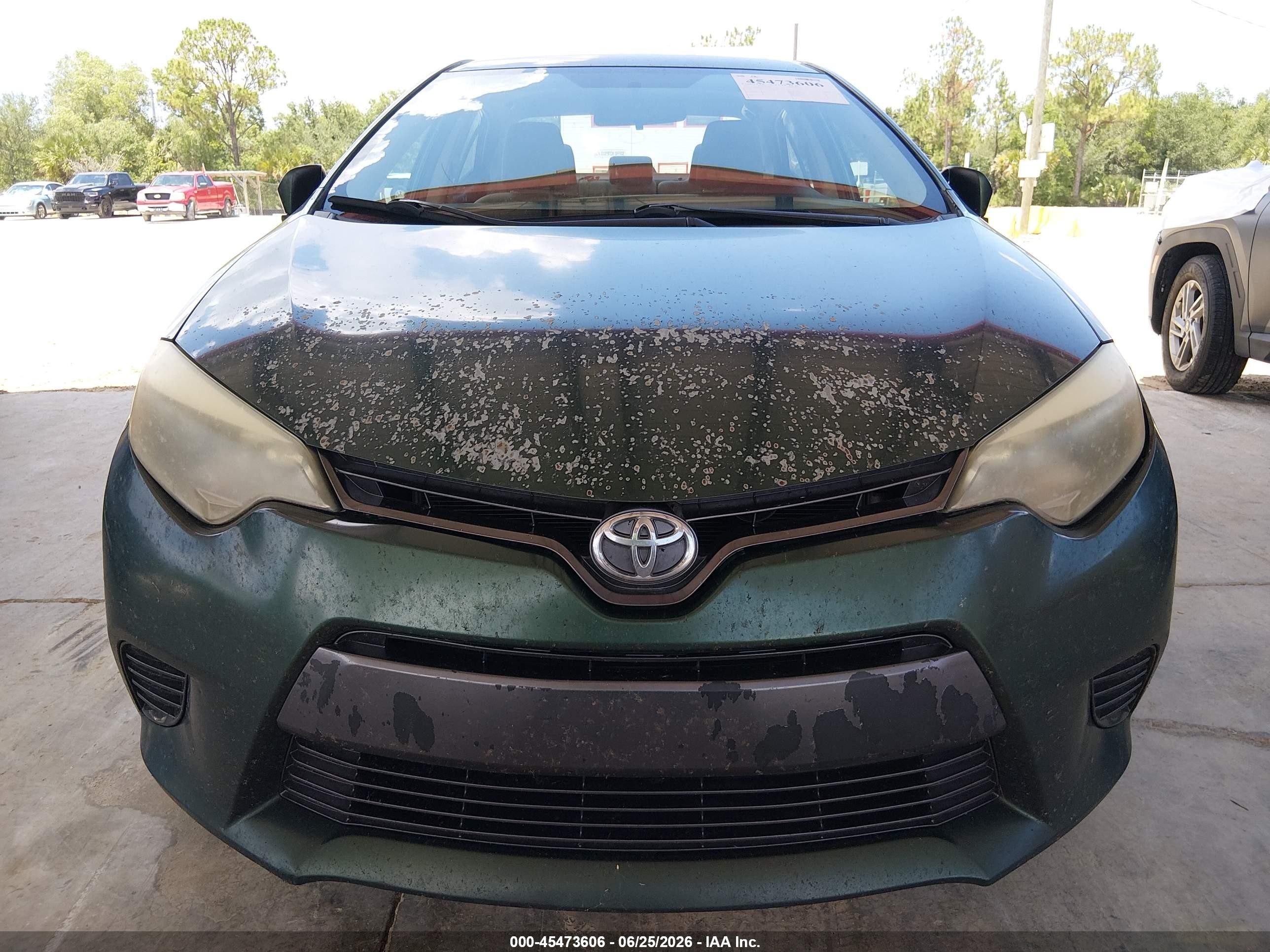 2015 Toyota Corolla Le Green vin: 2T1BURHE4FC309924