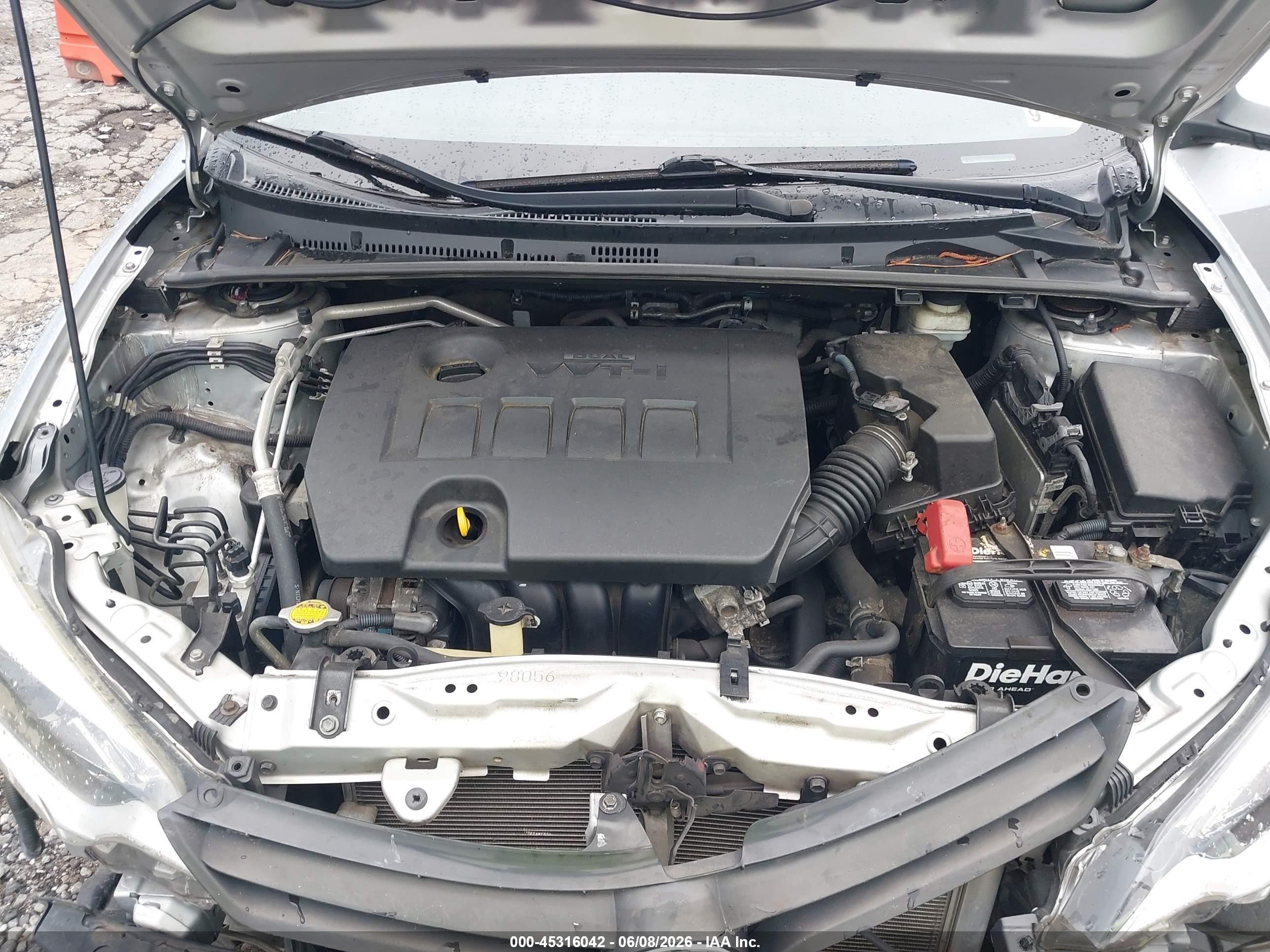 2015 Toyota Corolla Le Серый vin: 2T1BURHE4FC317408
