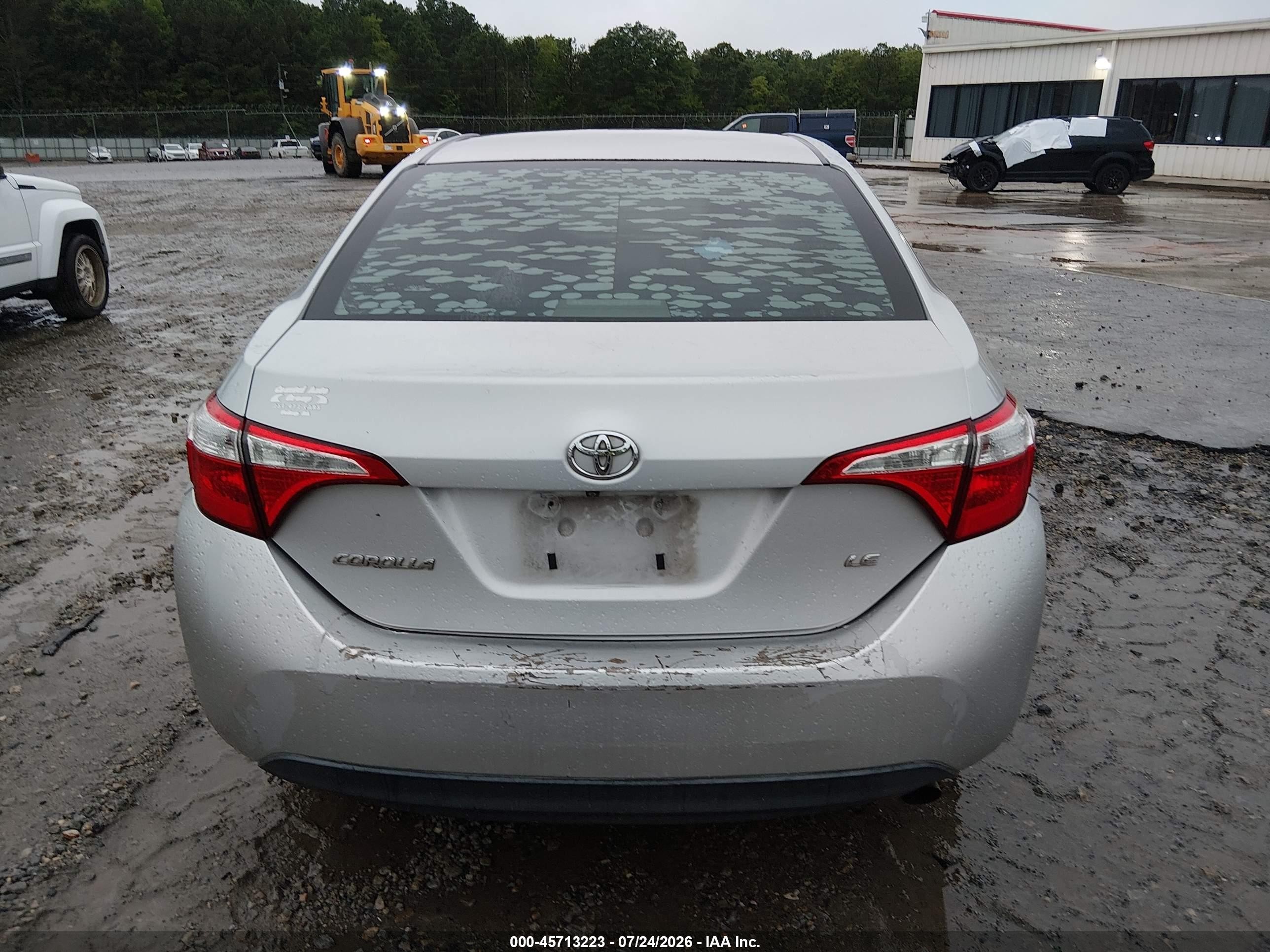 2015 Toyota Corolla Le Plus White vin: 2T1BURHE4FC321832