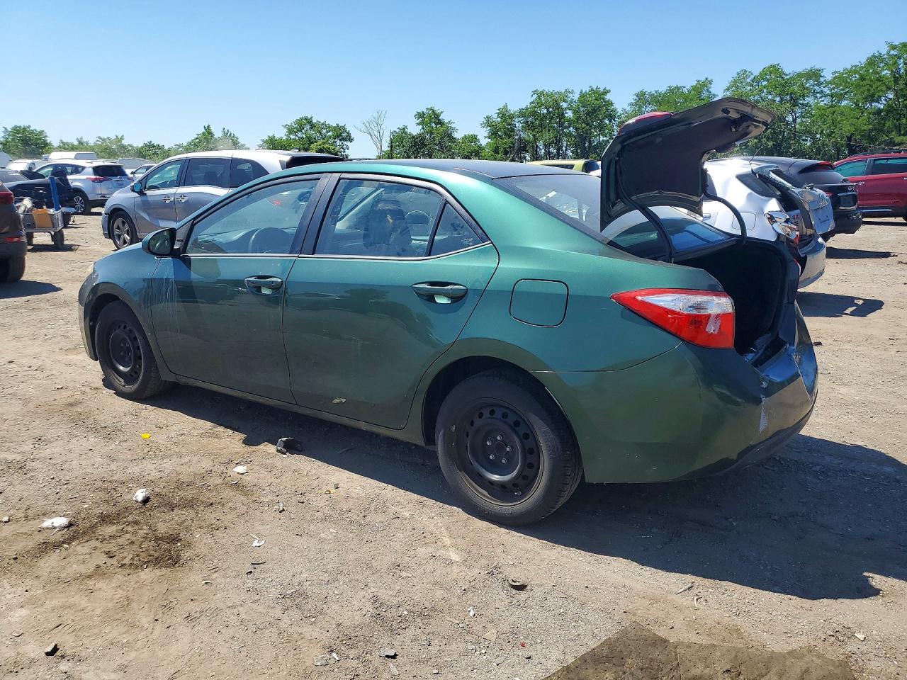 2015 Toyota Corolla Le Green vin: 2T1BURHE4FC331759
