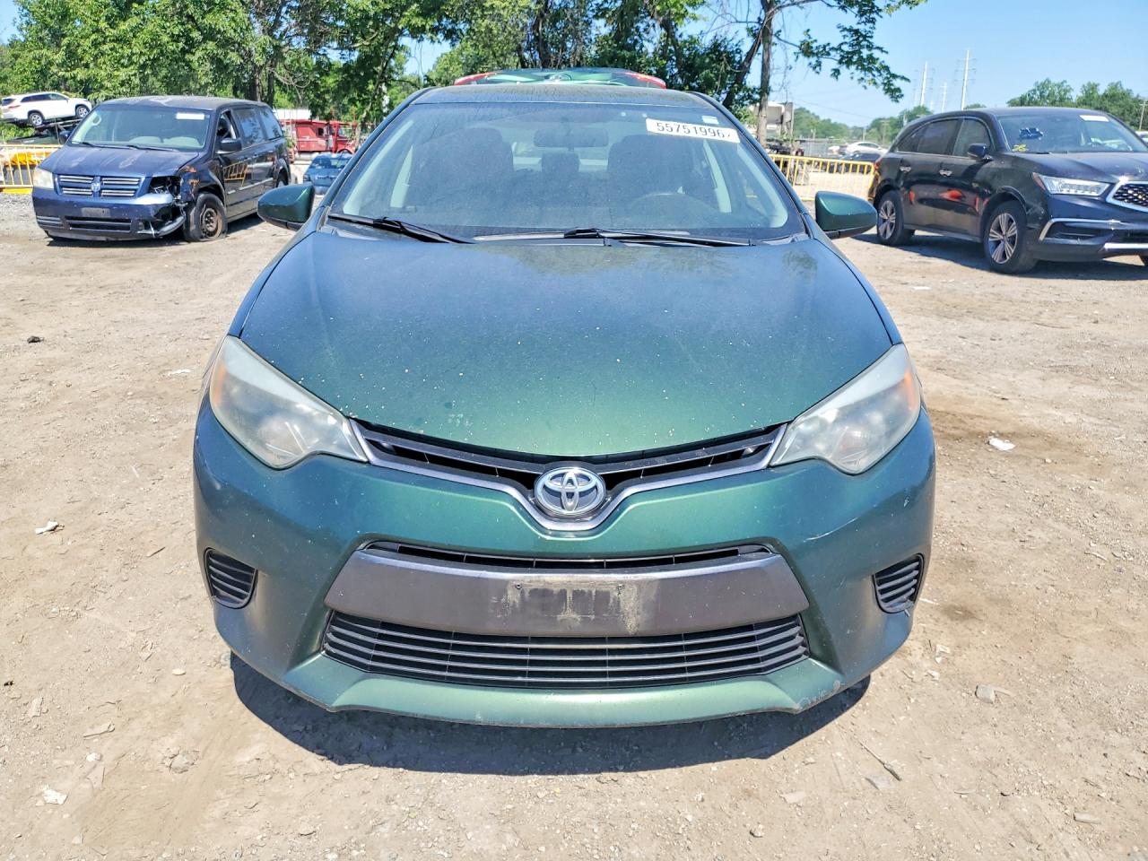 2015 Toyota Corolla Le Green vin: 2T1BURHE4FC331759
