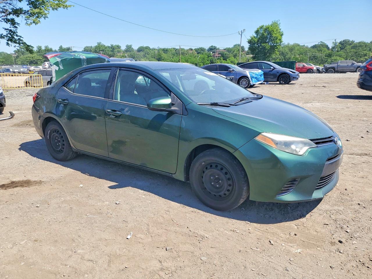 2015 Toyota Corolla Le Green vin: 2T1BURHE4FC331759
