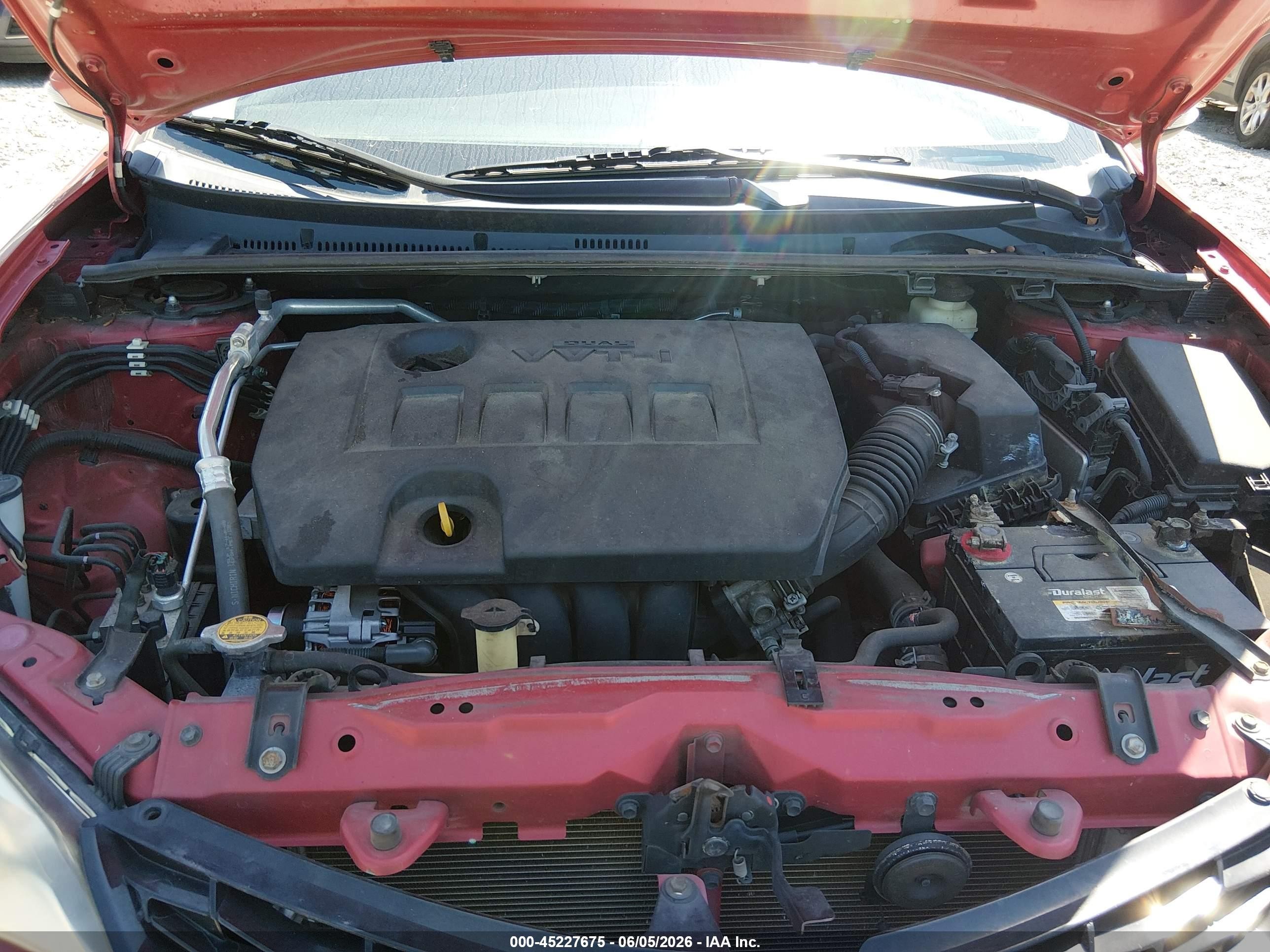 2015 Toyota Corolla S Red vin: 2T1BURHE4FC334905