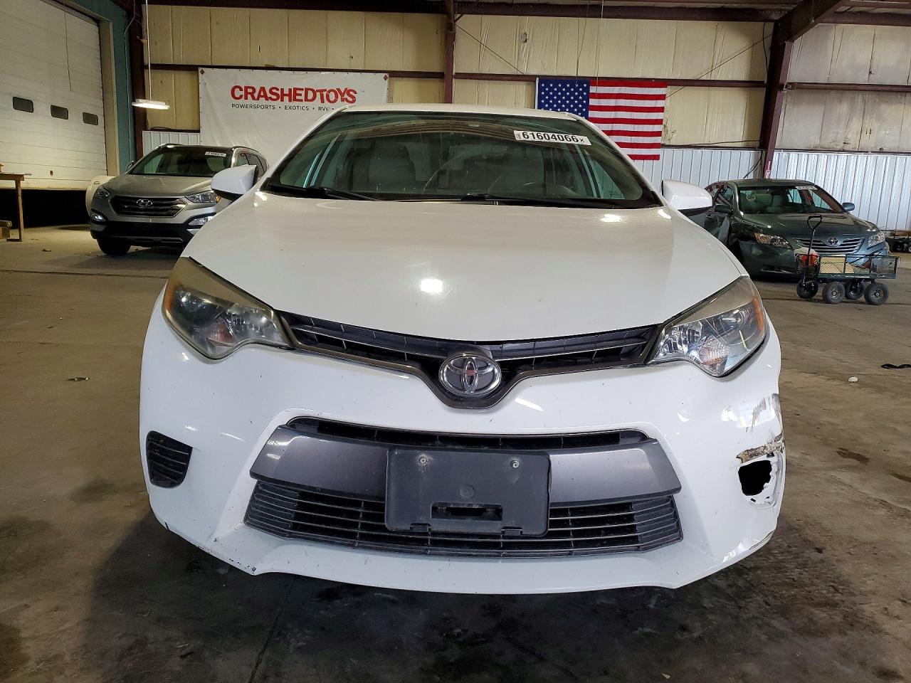 2015 Toyota Corolla Le White vin: 2T1BURHE4FC335505