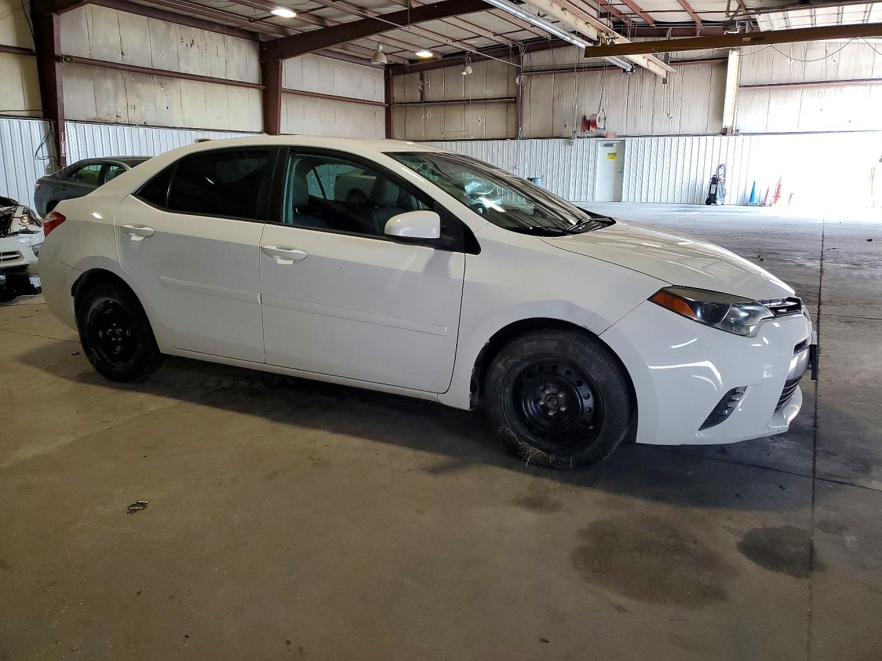 2015 Toyota Corolla Le White vin: 2T1BURHE4FC335505