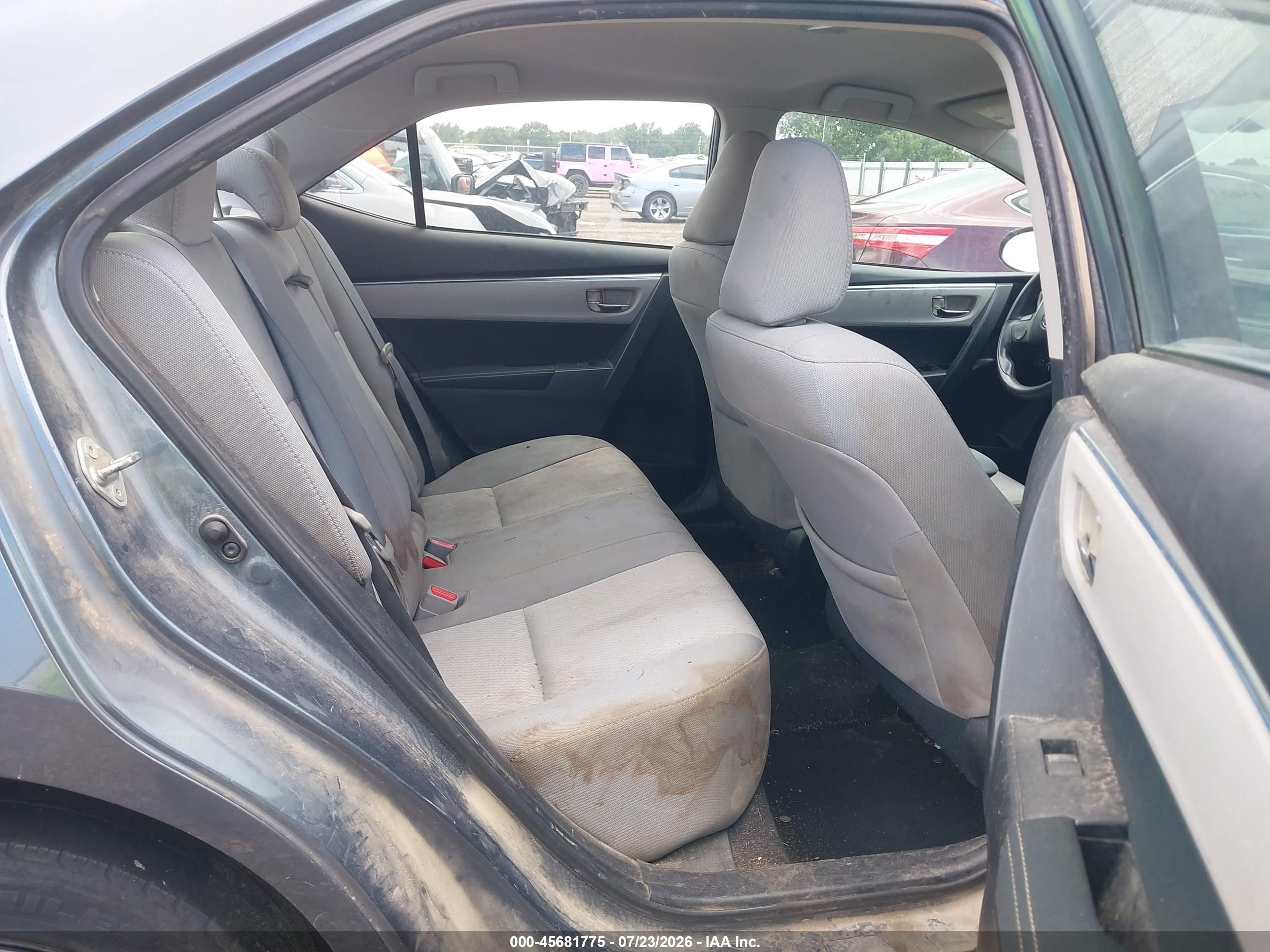 2015 Toyota Corolla Le Бирюзовый vin: 2T1BURHE4FC373512