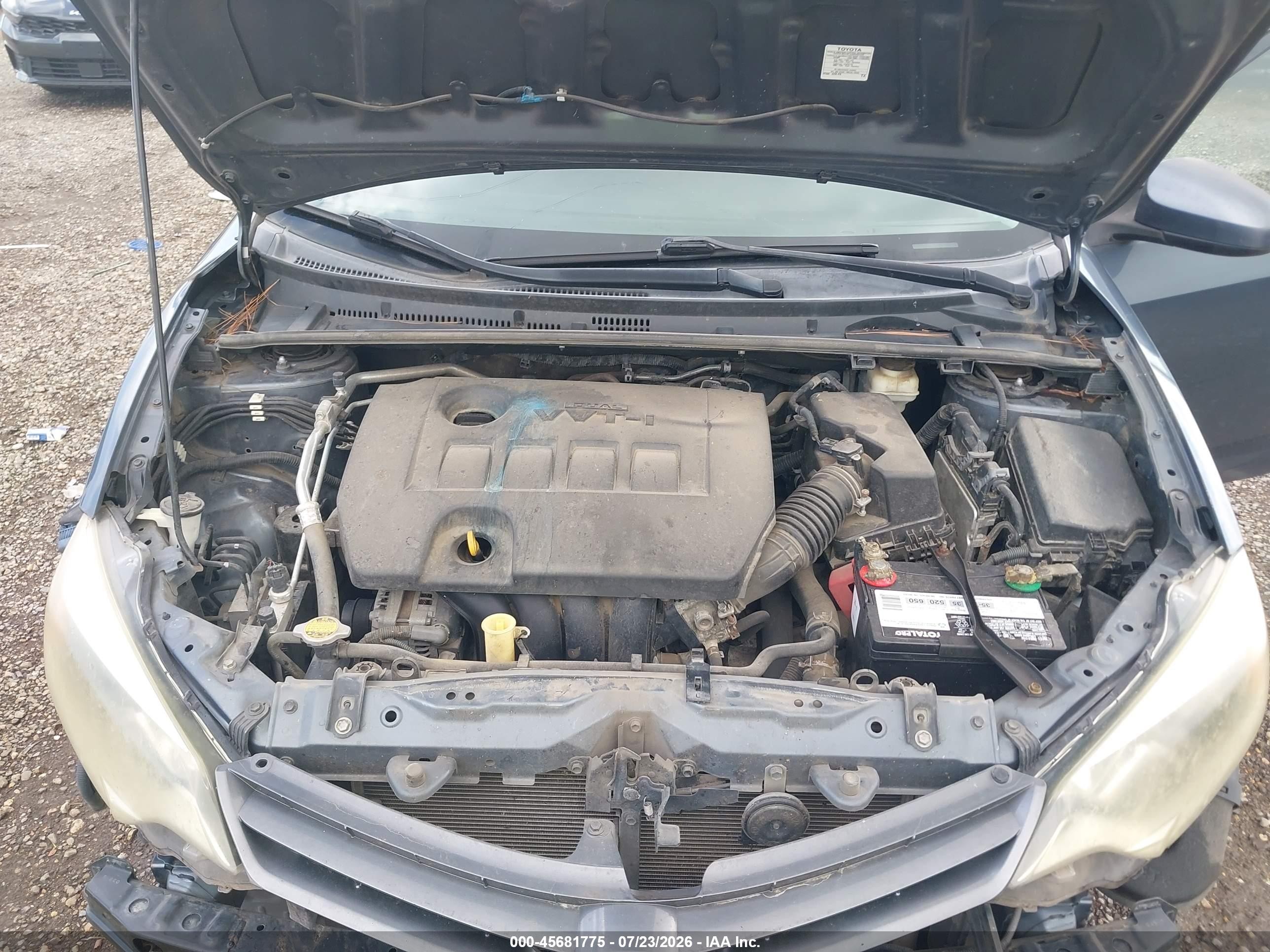 2015 Toyota Corolla Le Бирюзовый vin: 2T1BURHE4FC373512