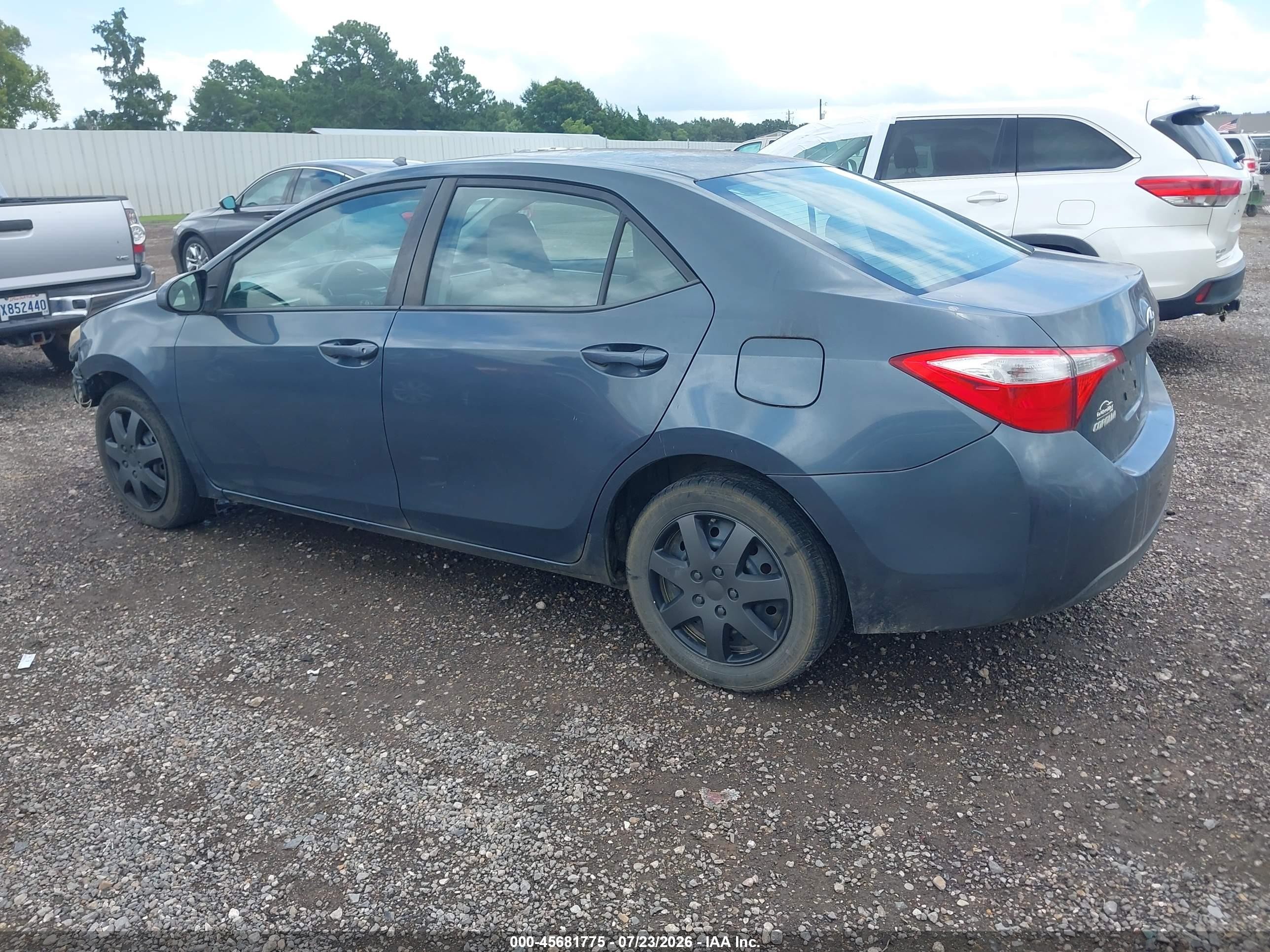 2015 Toyota Corolla Le Бирюзовый vin: 2T1BURHE4FC373512