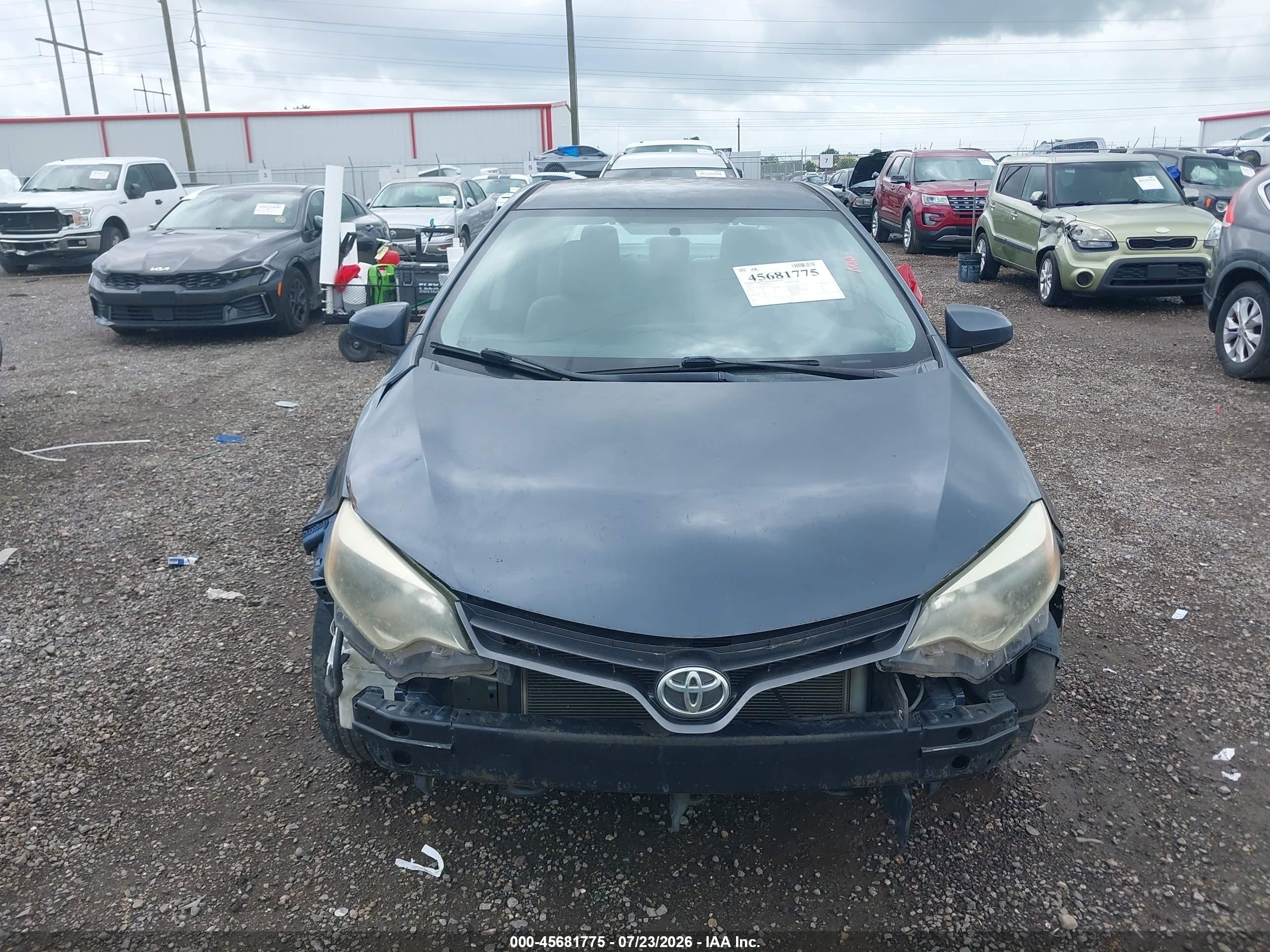 2015 Toyota Corolla Le Бирюзовый vin: 2T1BURHE4FC373512