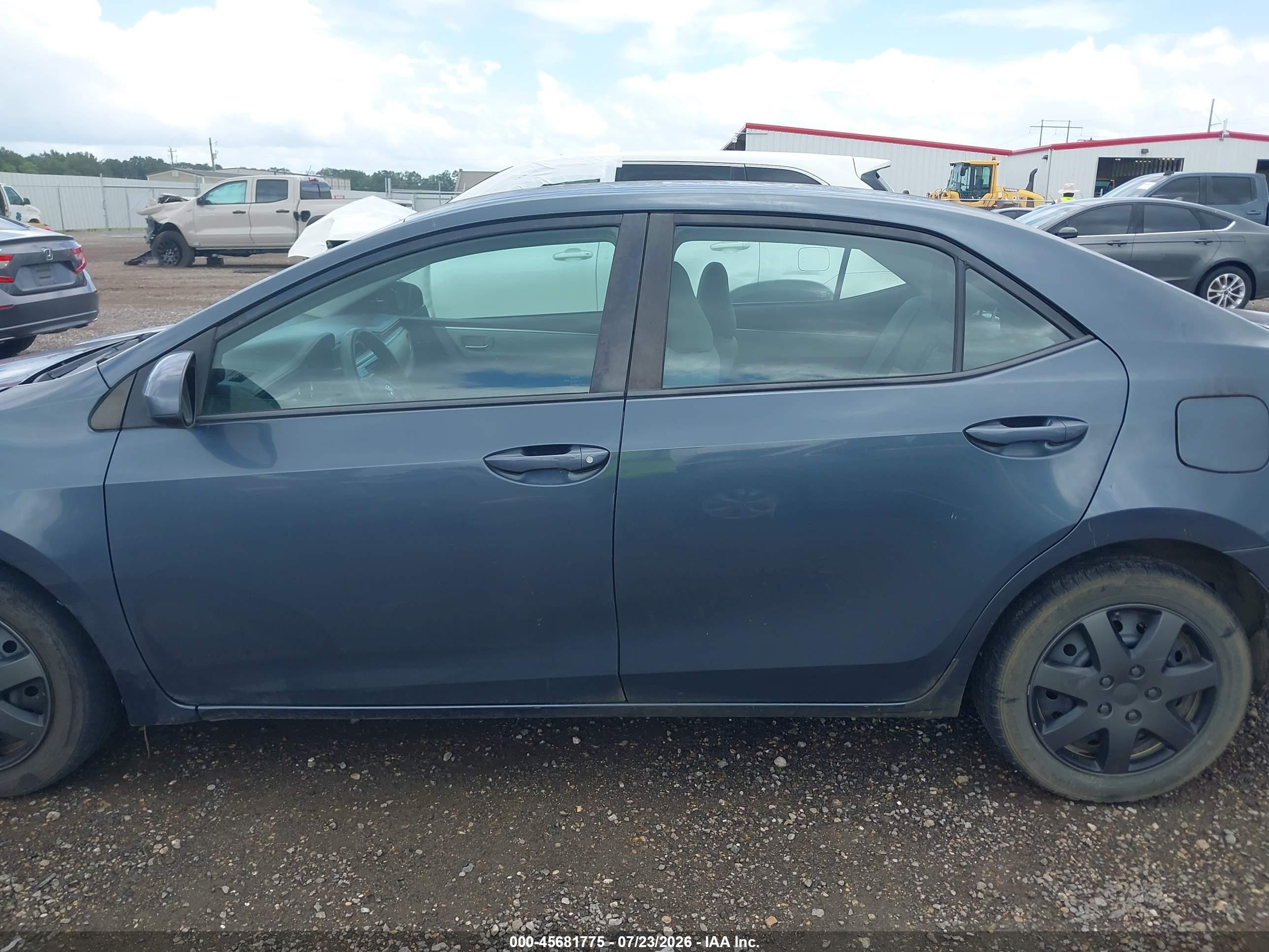 2015 Toyota Corolla Le Бирюзовый vin: 2T1BURHE4FC373512