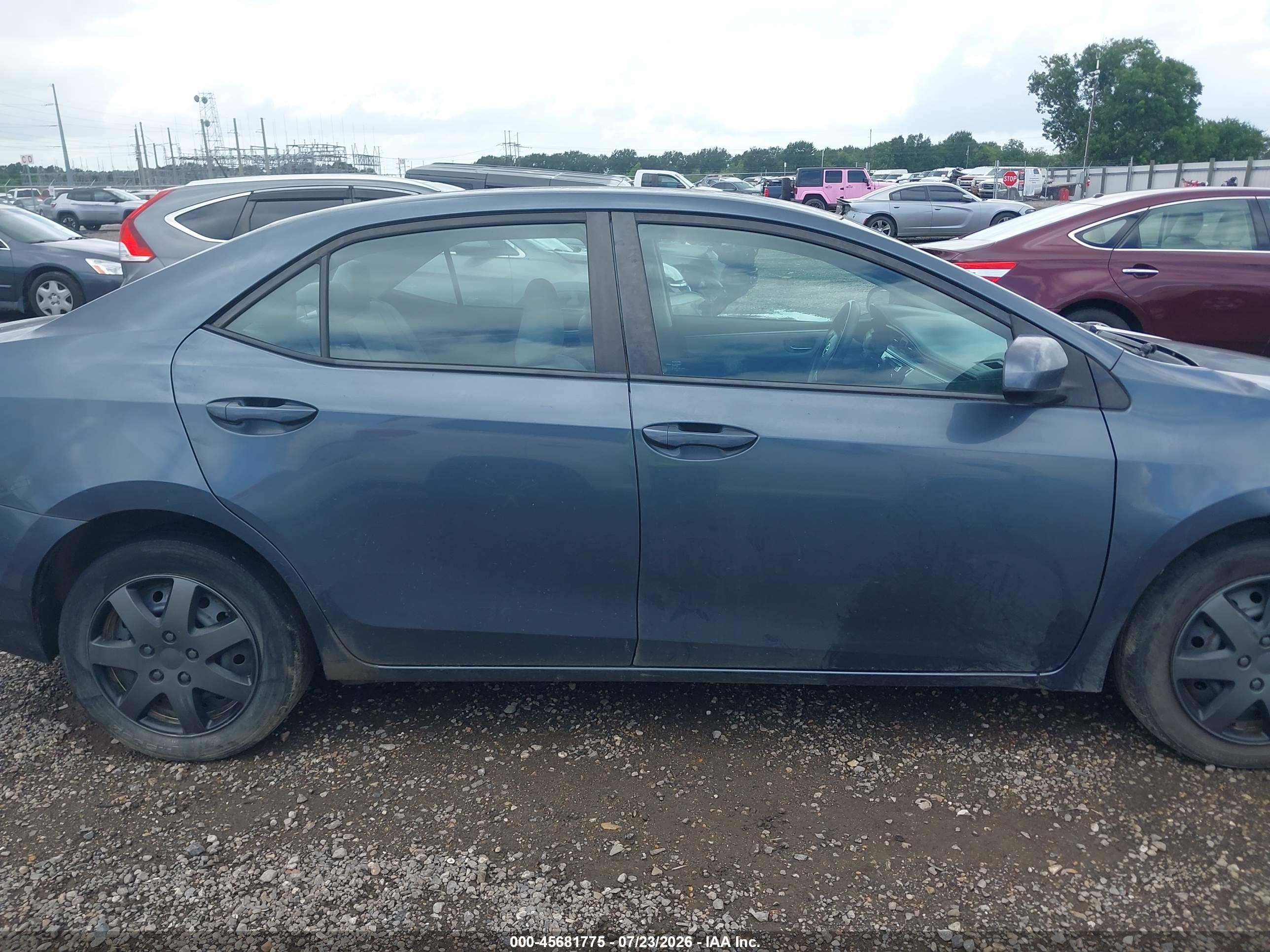 2015 Toyota Corolla Le Бирюзовый vin: 2T1BURHE4FC373512