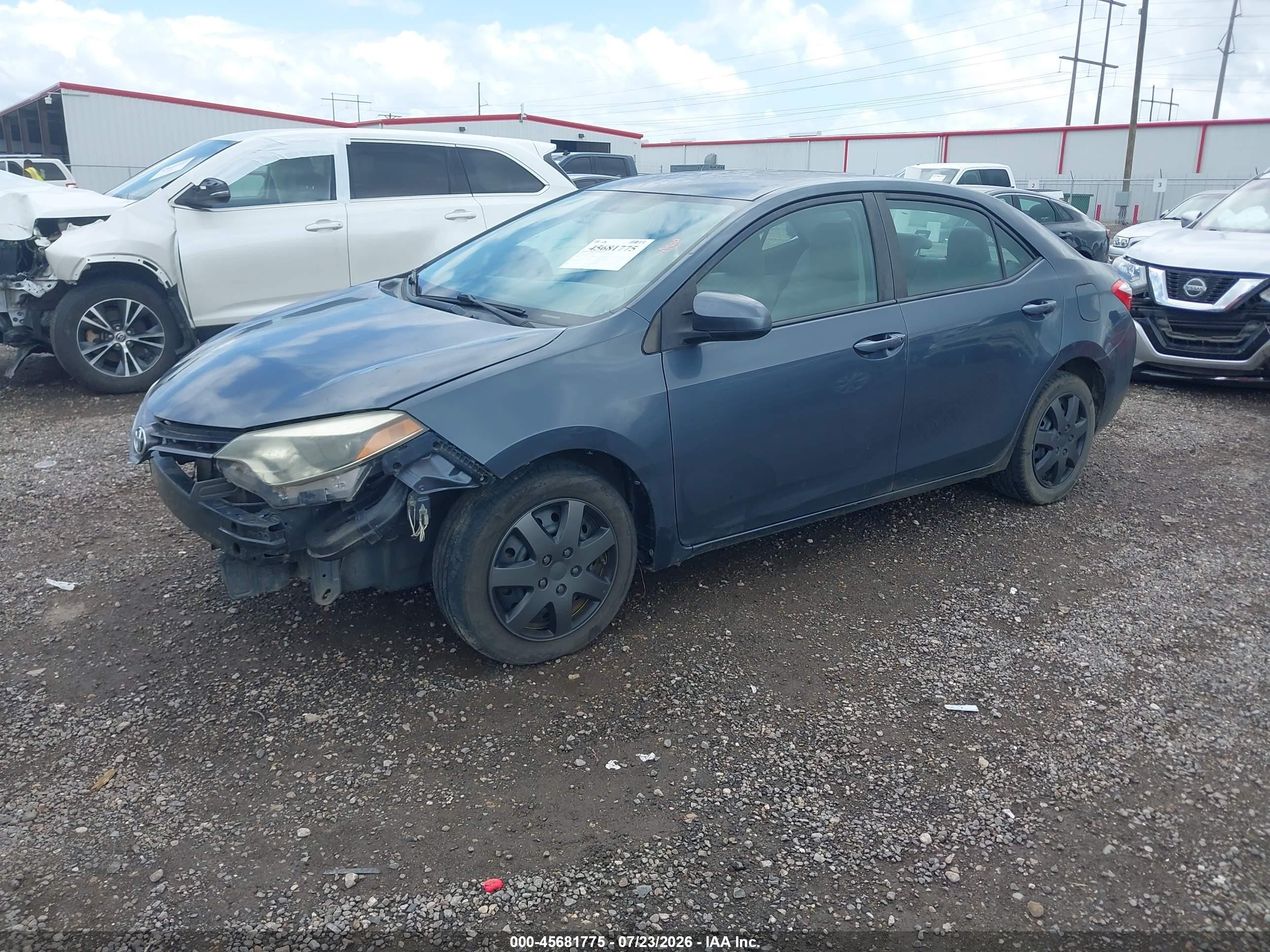 2015 Toyota Corolla Le Бирюзовый vin: 2T1BURHE4FC373512