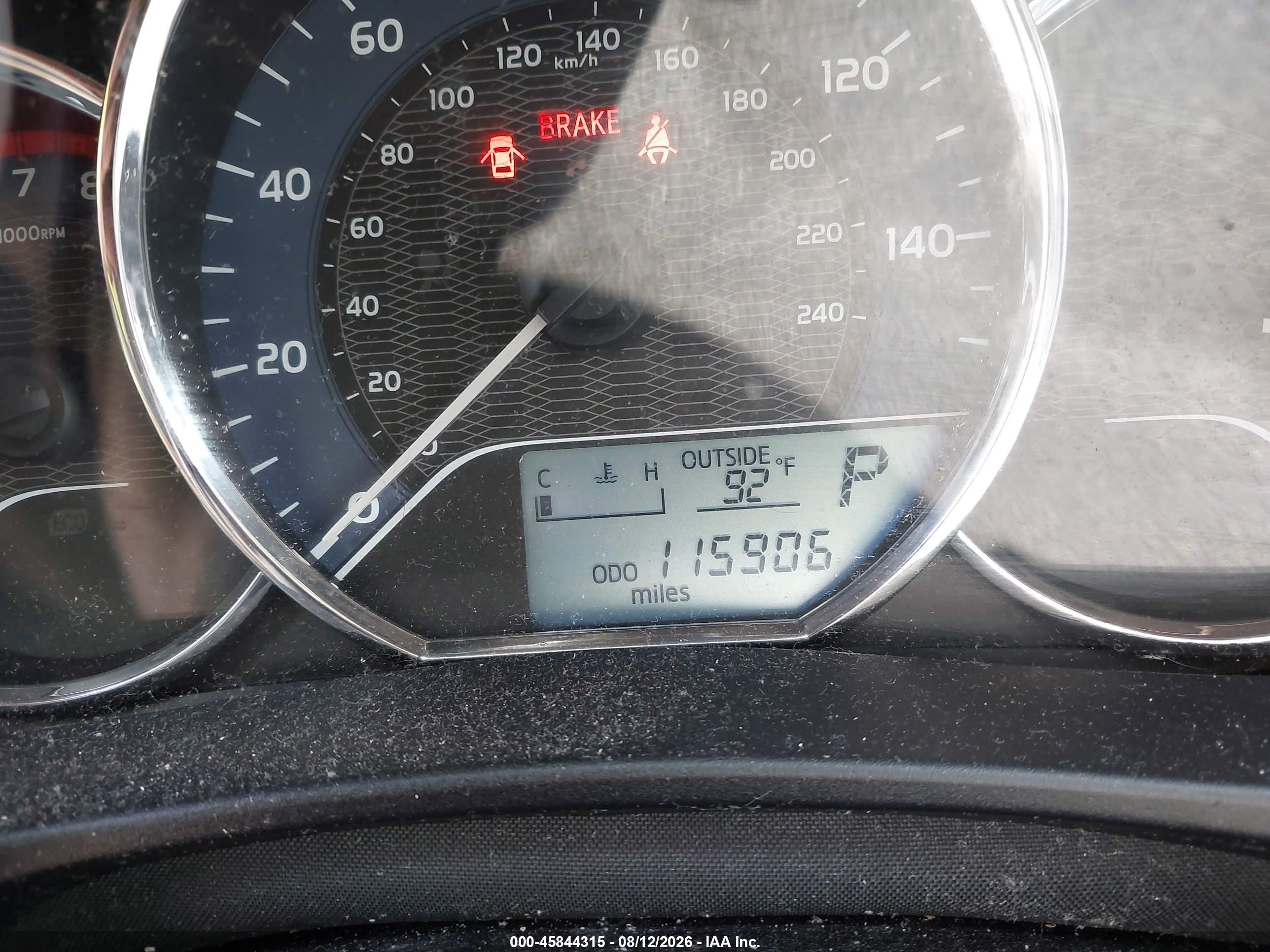 2015 Toyota Corolla Le Gray vin: 2T1BURHE4FC380900