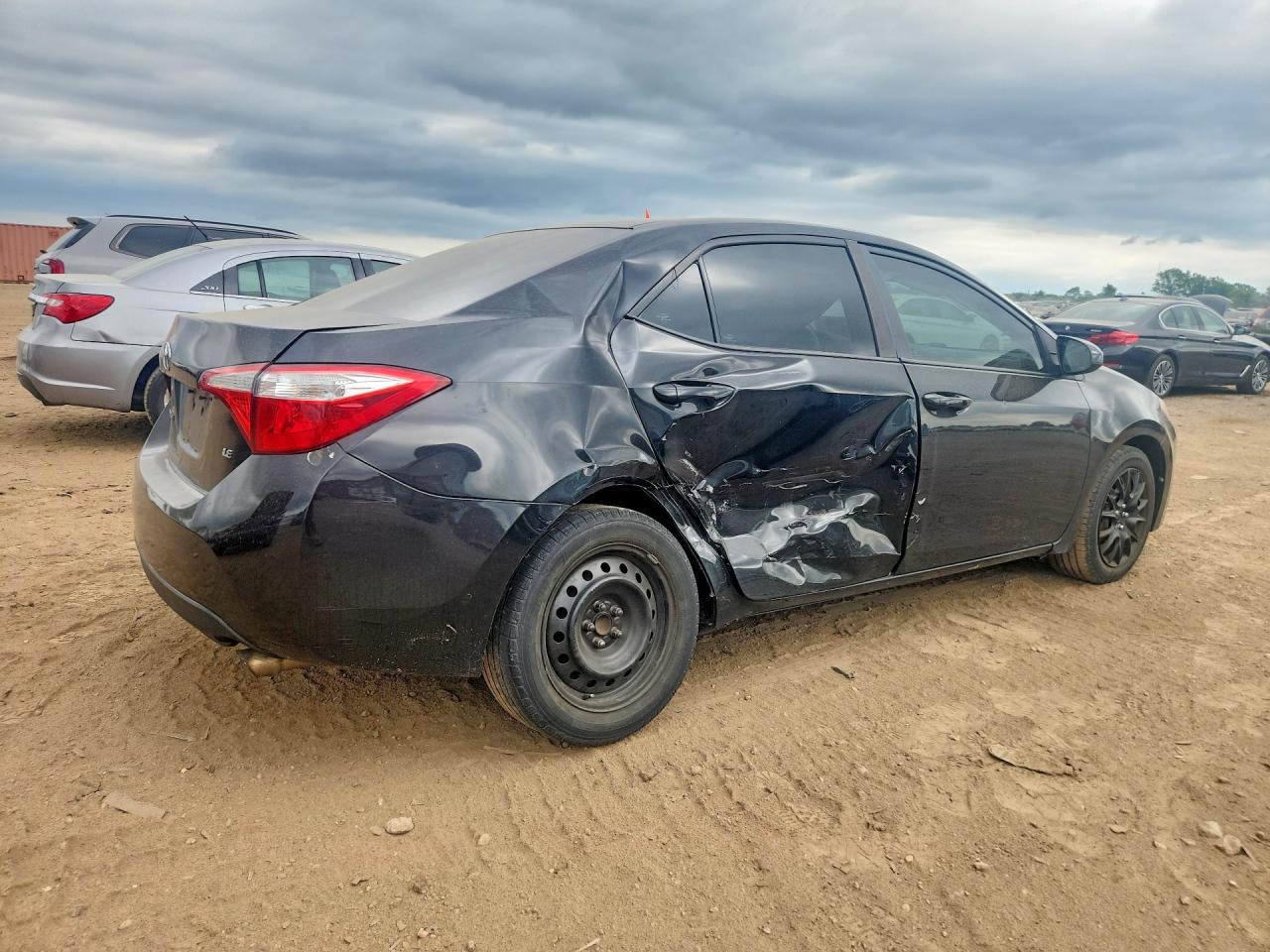 2015 Toyota Corolla Le Charcoal vin: 2T1BURHE4FC382078