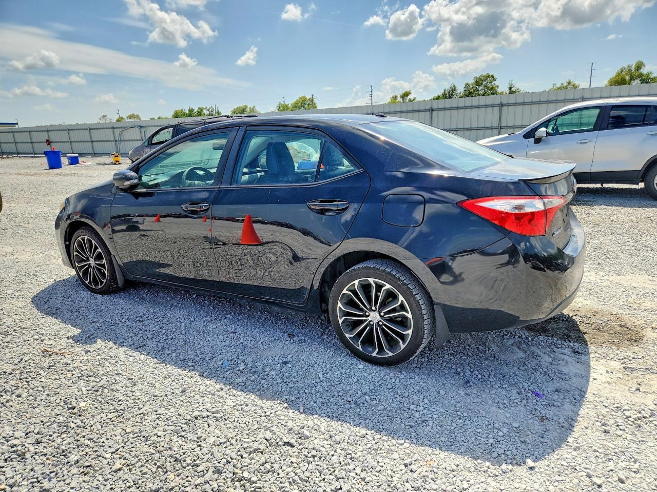 2015 Toyota Corolla L Black vin: 2T1BURHE4FC386387