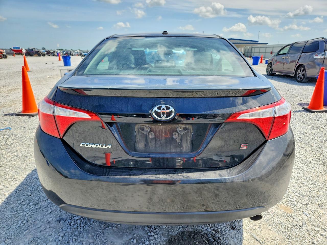 2015 Toyota Corolla L Black vin: 2T1BURHE4FC386387