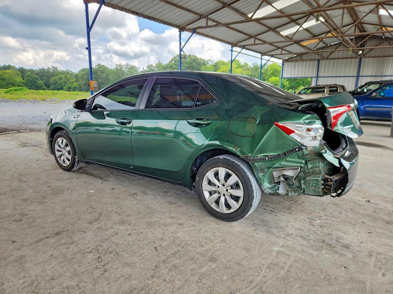 2015 Toyota Corolla Le Green vin: 2T1BURHE4FC387054