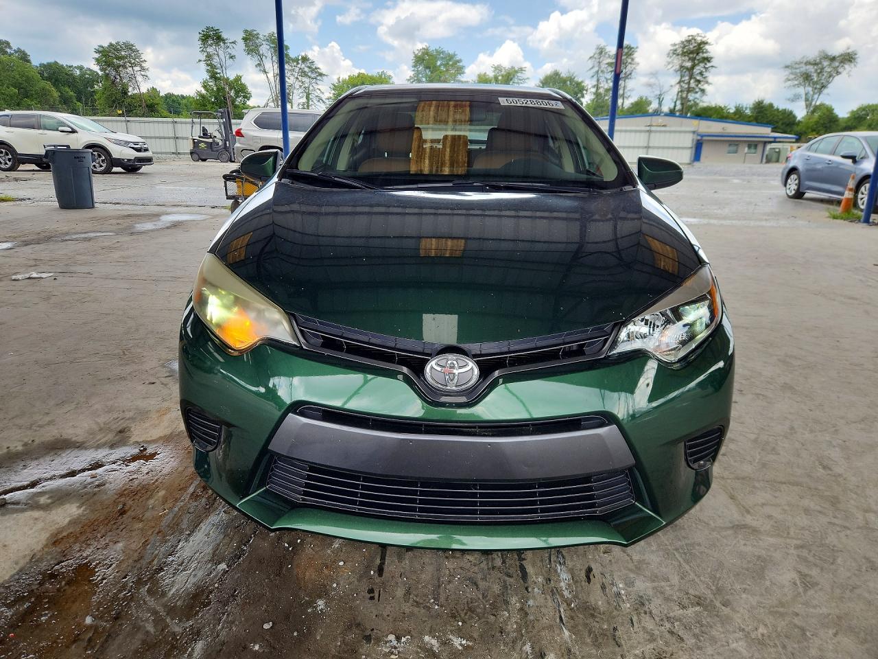 2015 Toyota Corolla Le Green vin: 2T1BURHE4FC387054