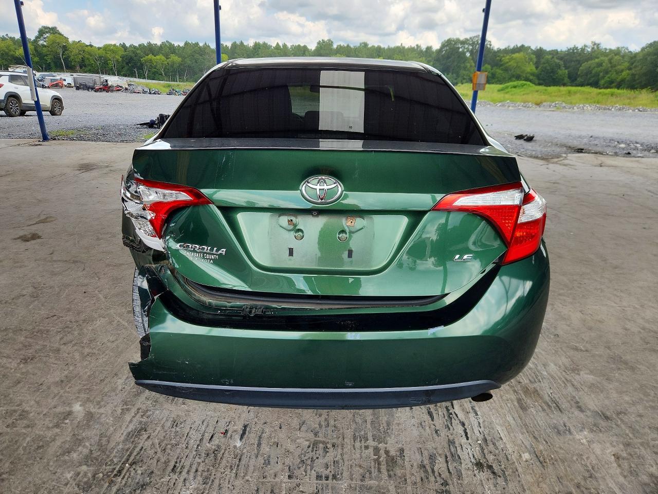 2015 Toyota Corolla Le Green vin: 2T1BURHE4FC387054