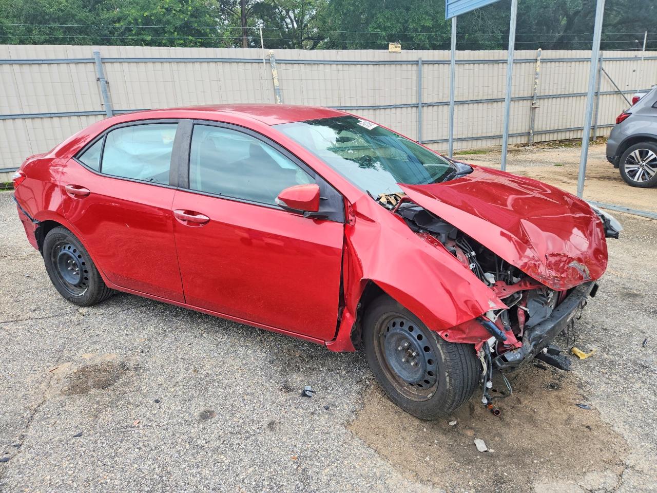 2015 Toyota Corolla S Red vin: 2T1BURHE4FC402779