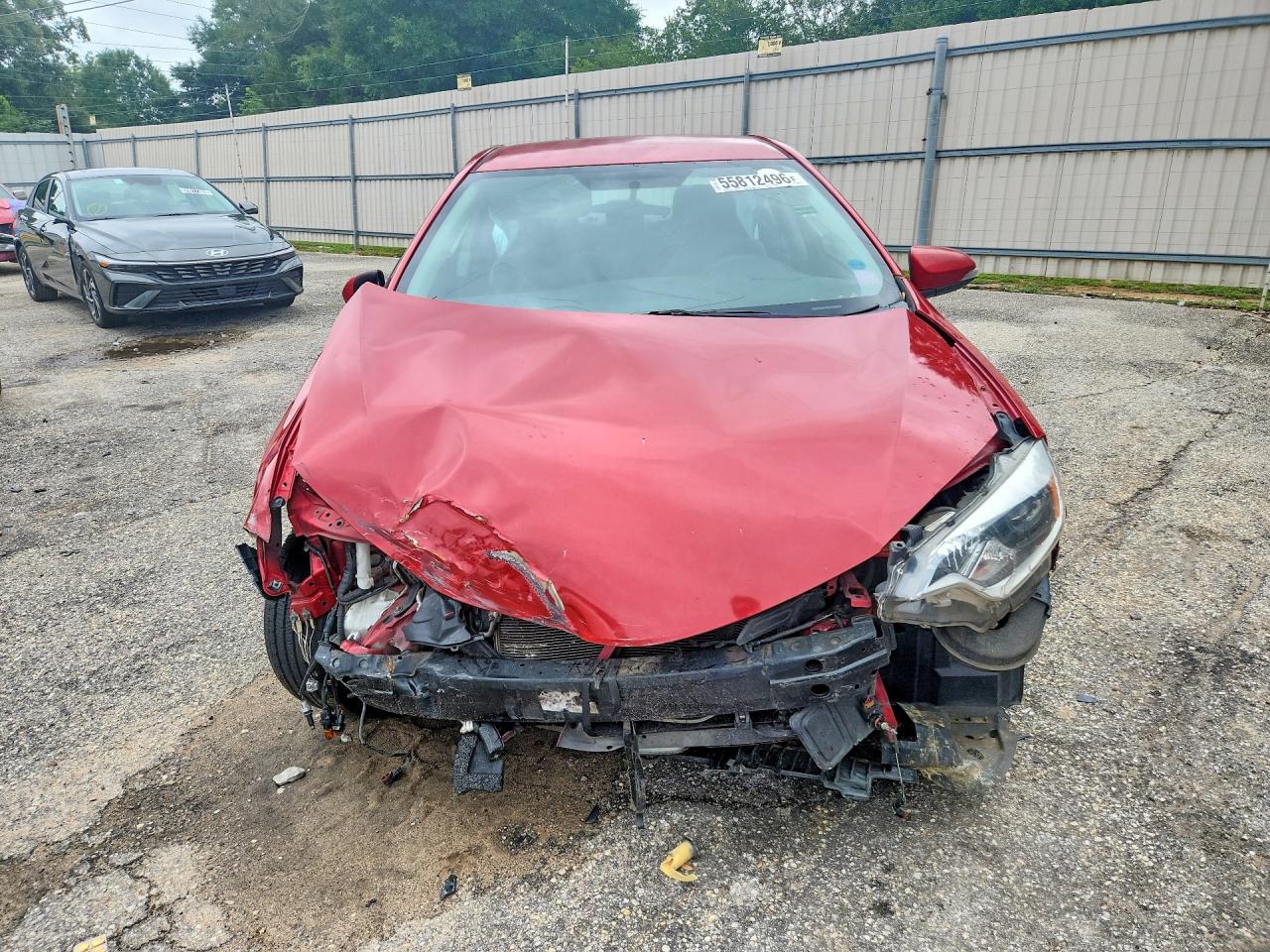 2015 Toyota Corolla S Red vin: 2T1BURHE4FC402779