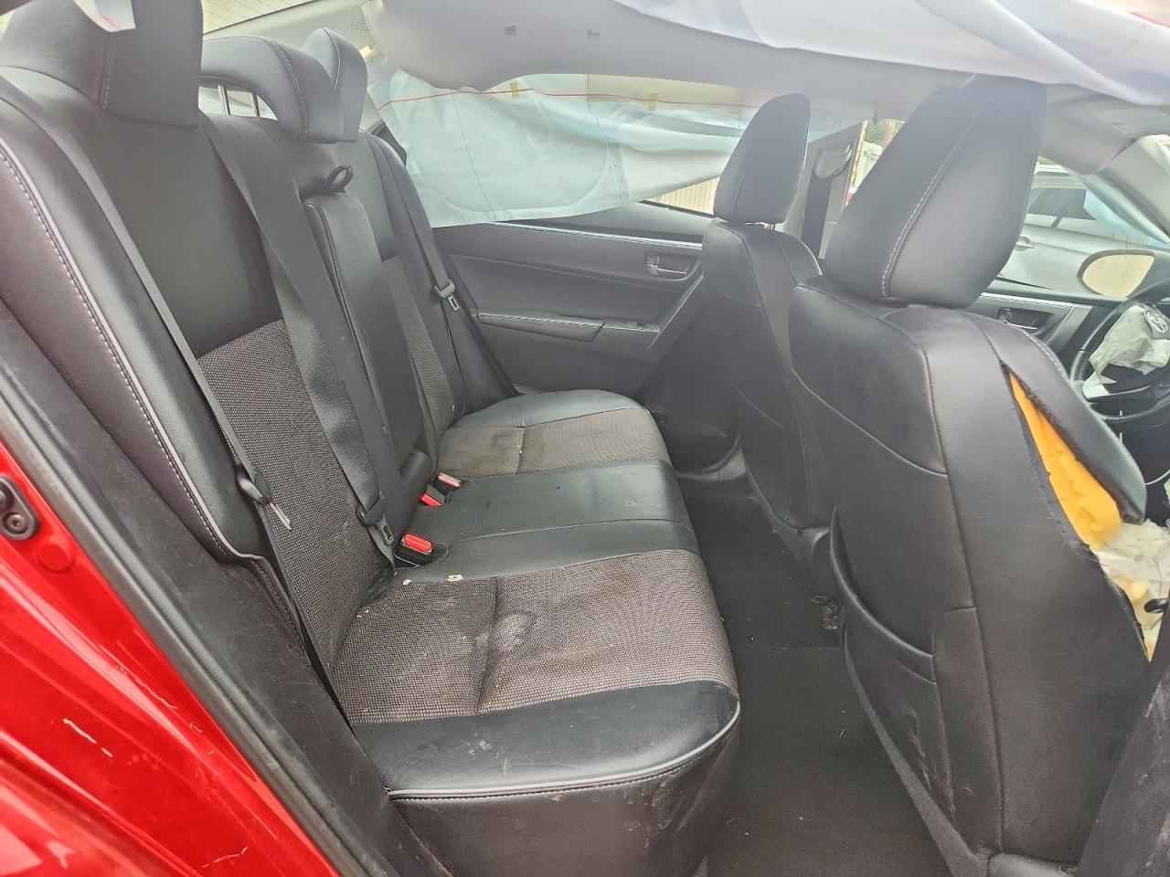 2015 Toyota Corolla S Red vin: 2T1BURHE4FC402779