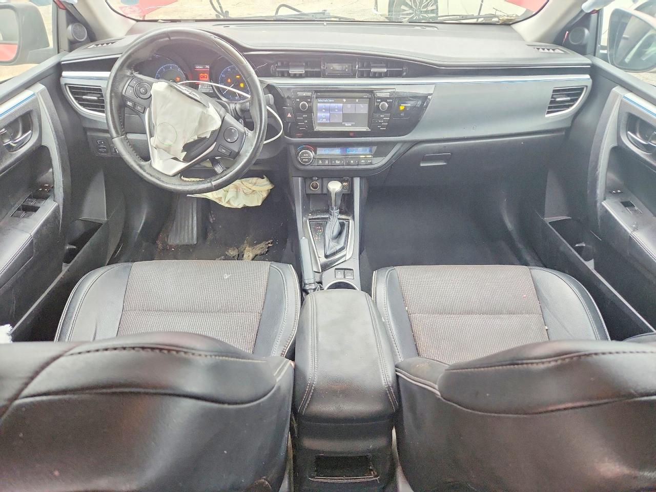 2015 Toyota Corolla S Red vin: 2T1BURHE4FC402779