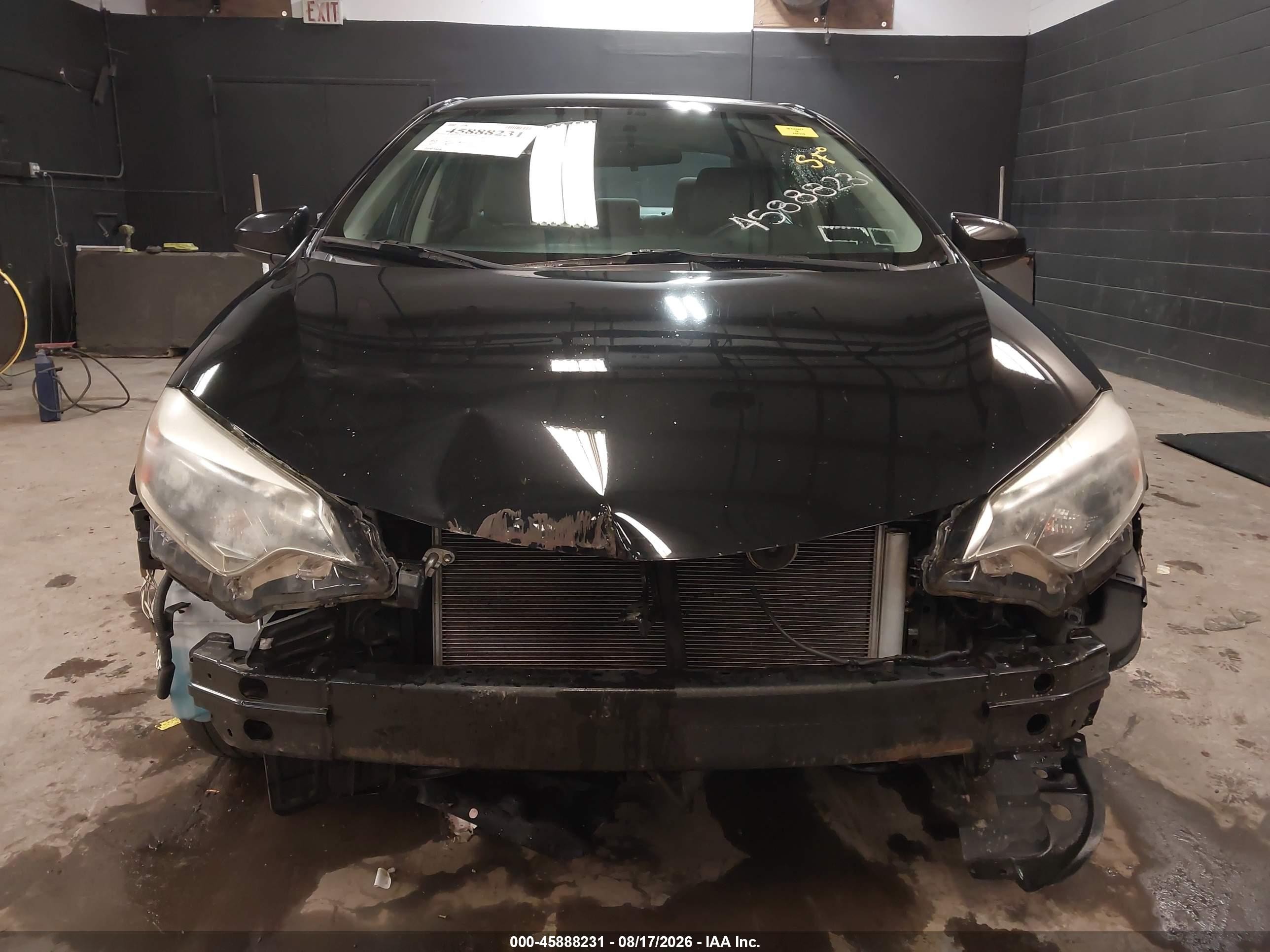 2015 Toyota Corolla Le Black vin: 2T1BURHE4FC403835
