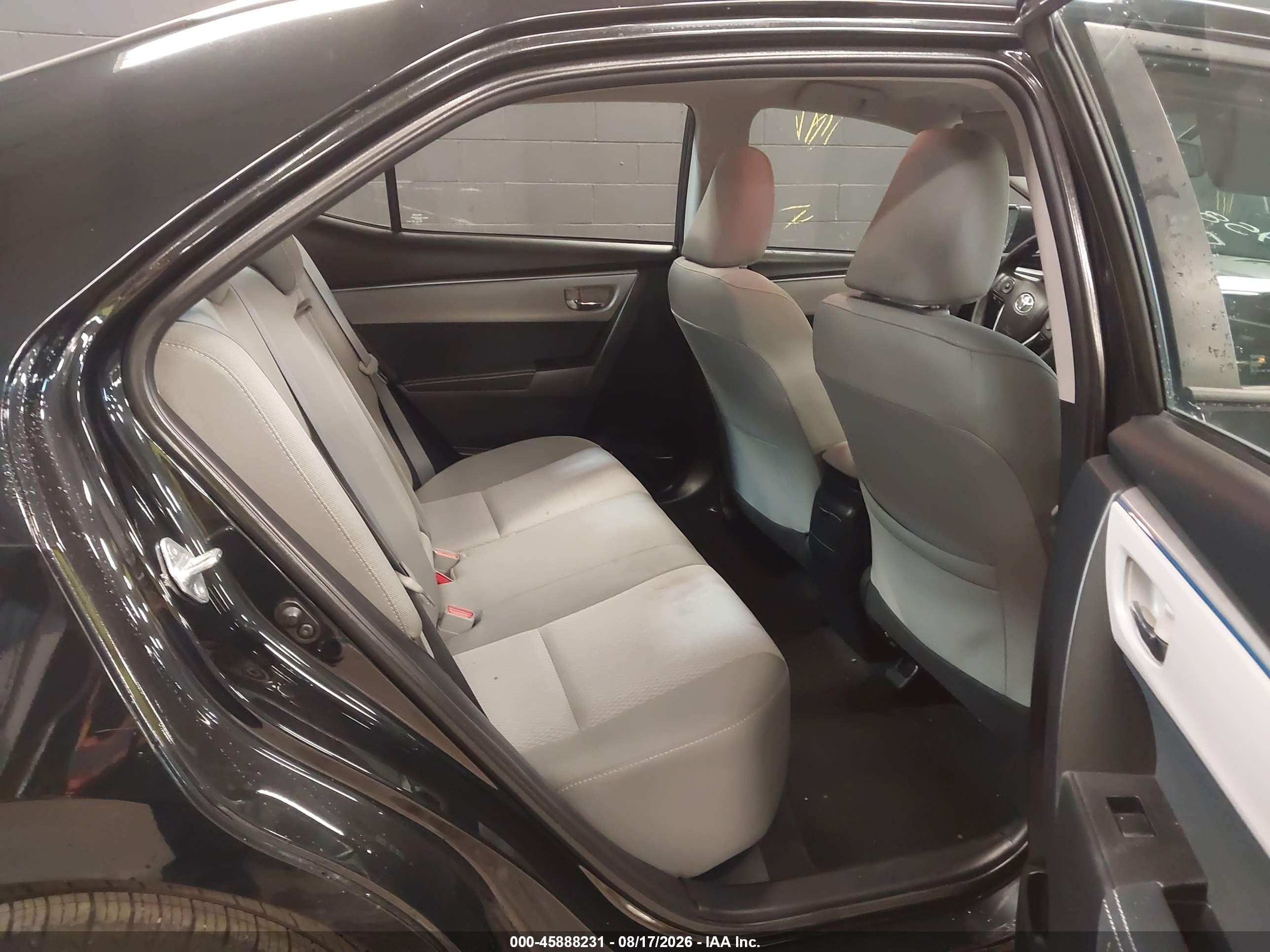 2015 Toyota Corolla Le Black vin: 2T1BURHE4FC403835