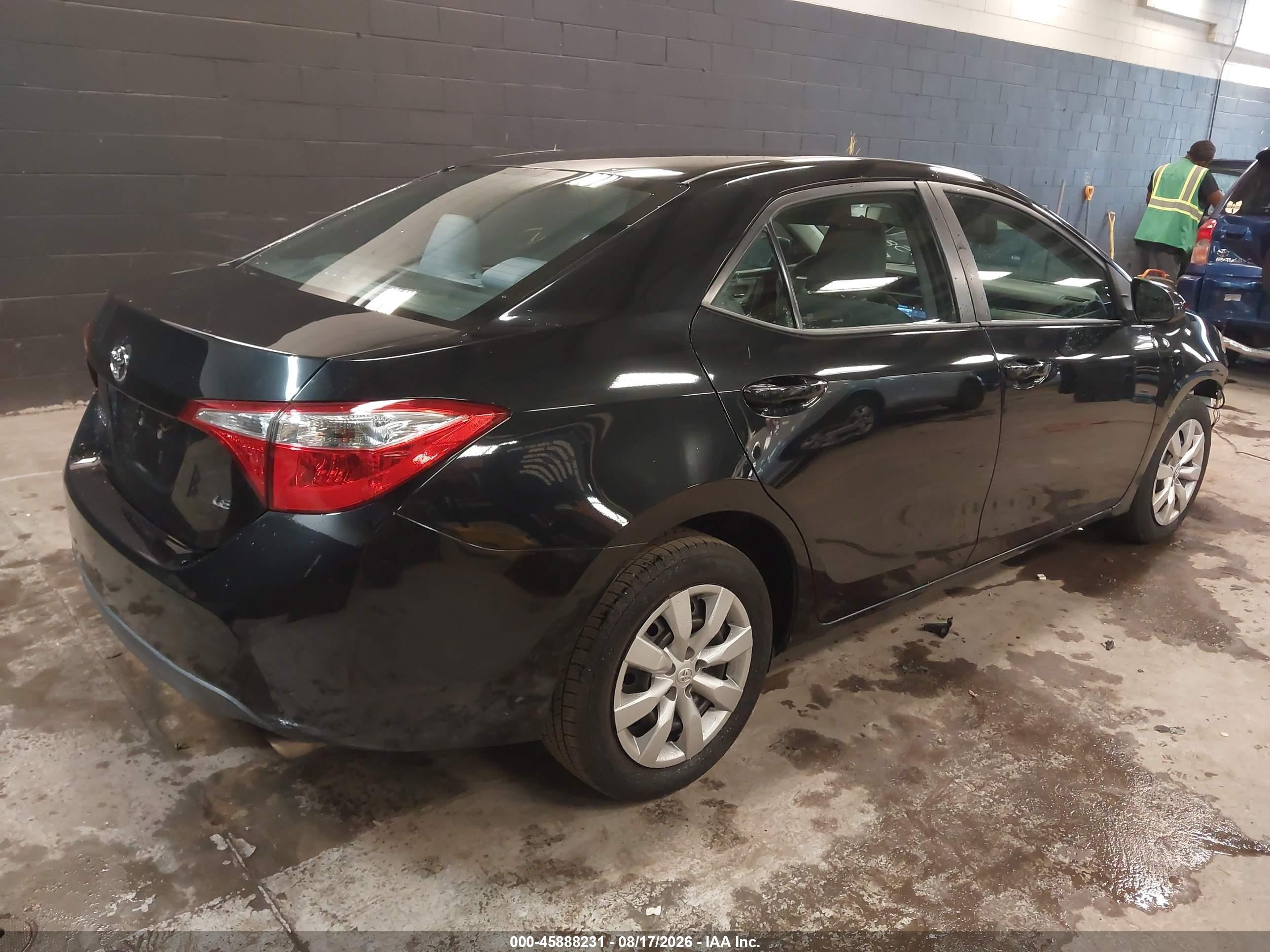 2015 Toyota Corolla Le Black vin: 2T1BURHE4FC403835
