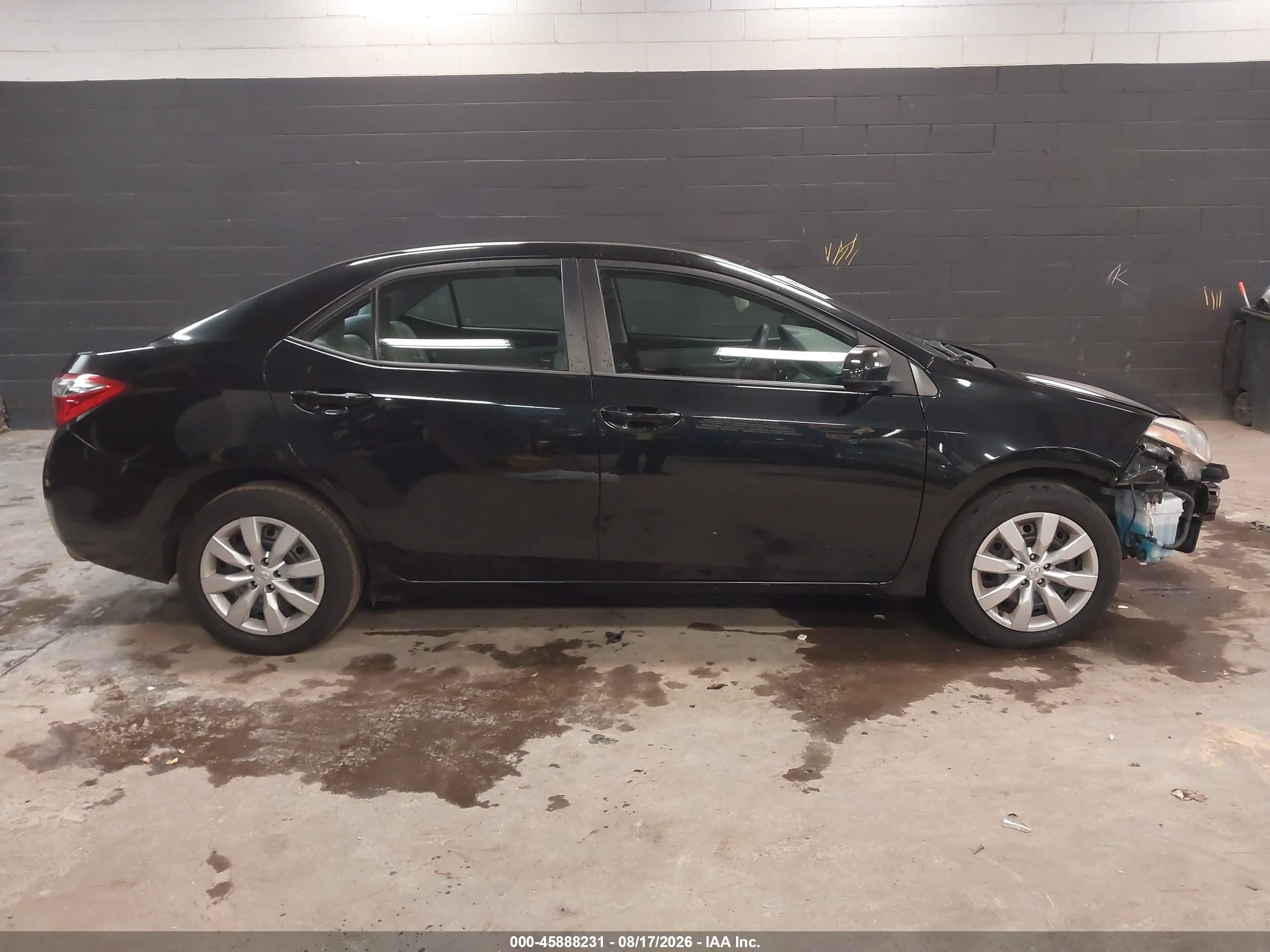 2015 Toyota Corolla Le Black vin: 2T1BURHE4FC403835