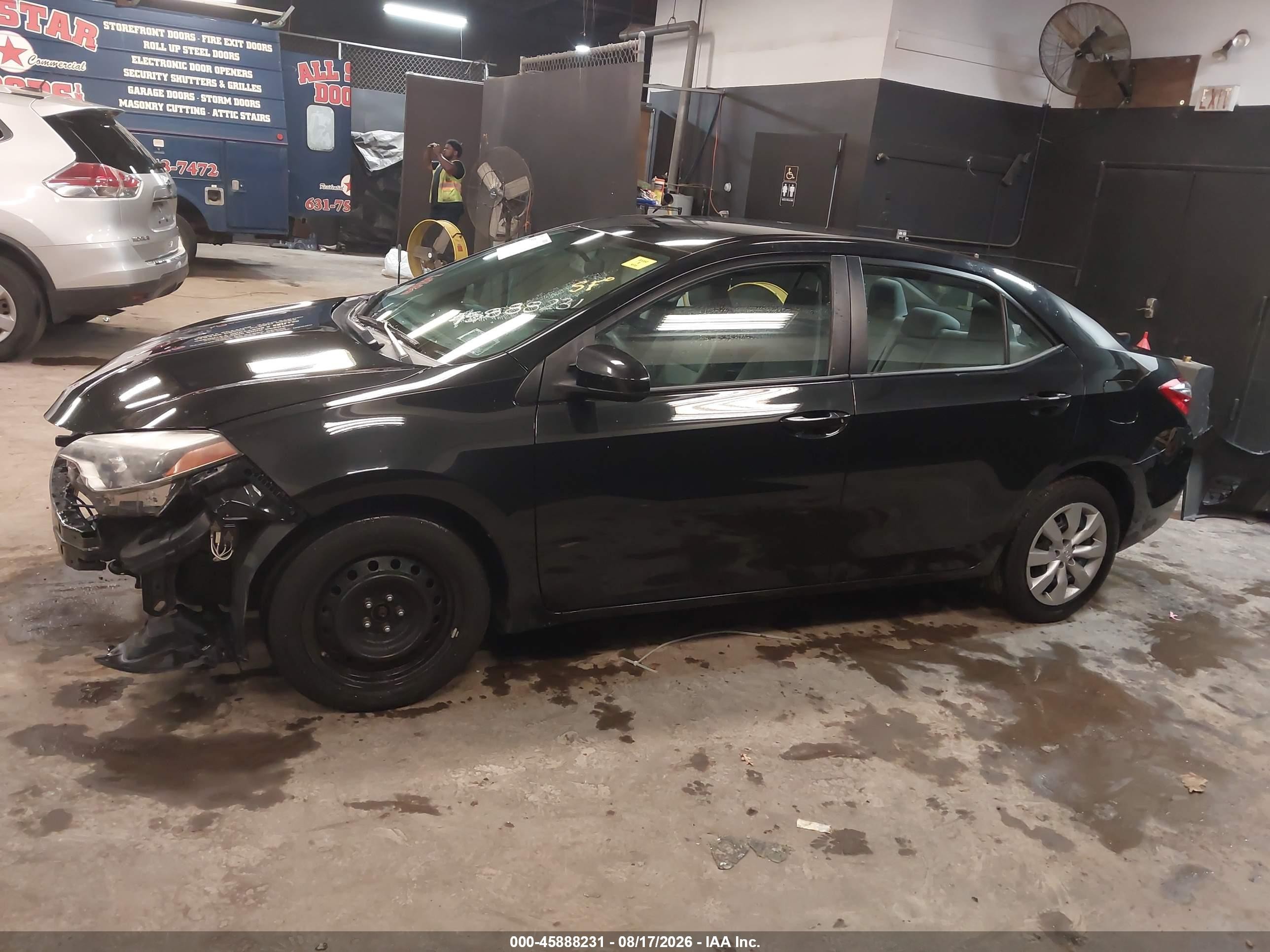 2015 Toyota Corolla Le Black vin: 2T1BURHE4FC403835