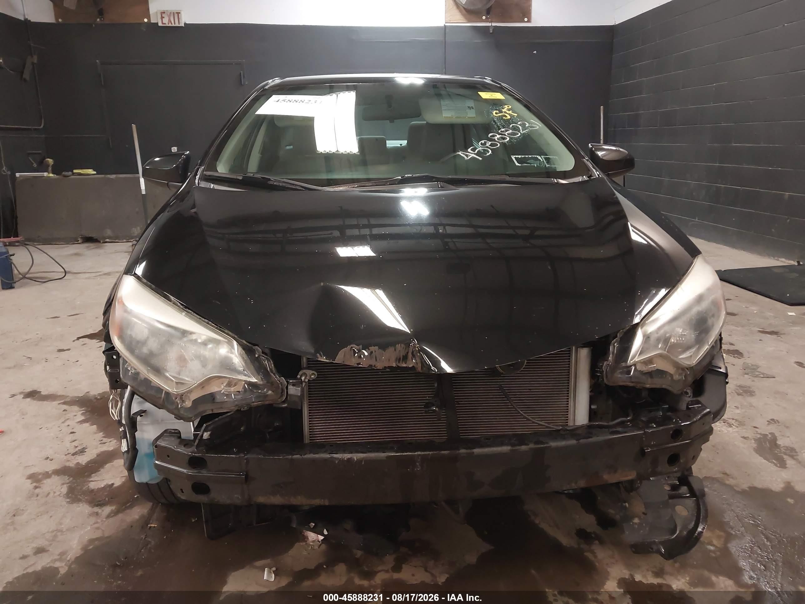 2015 Toyota Corolla Le Black vin: 2T1BURHE4FC403835