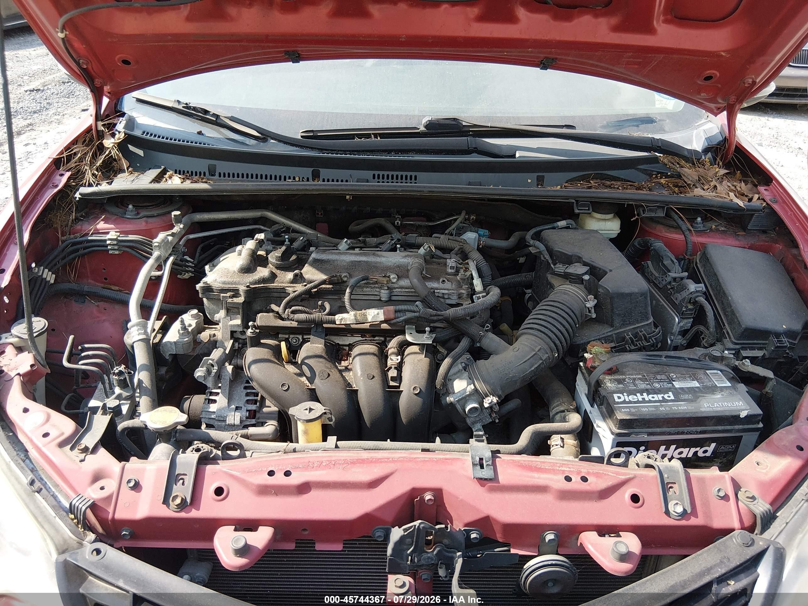 2015 Toyota Corolla S Plus Red vin: 2T1BURHE4FC406654