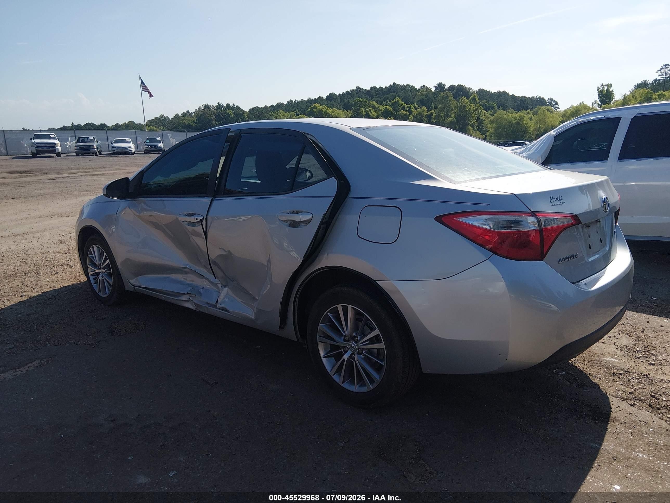 2015 Toyota Corolla Le Plus Silver vin: 2T1BURHE4FC412180