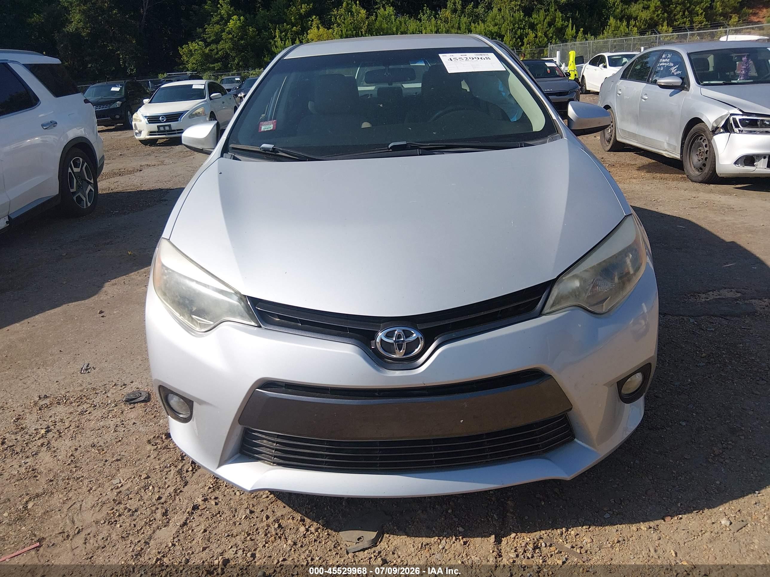 2015 Toyota Corolla Le Plus Silver vin: 2T1BURHE4FC412180