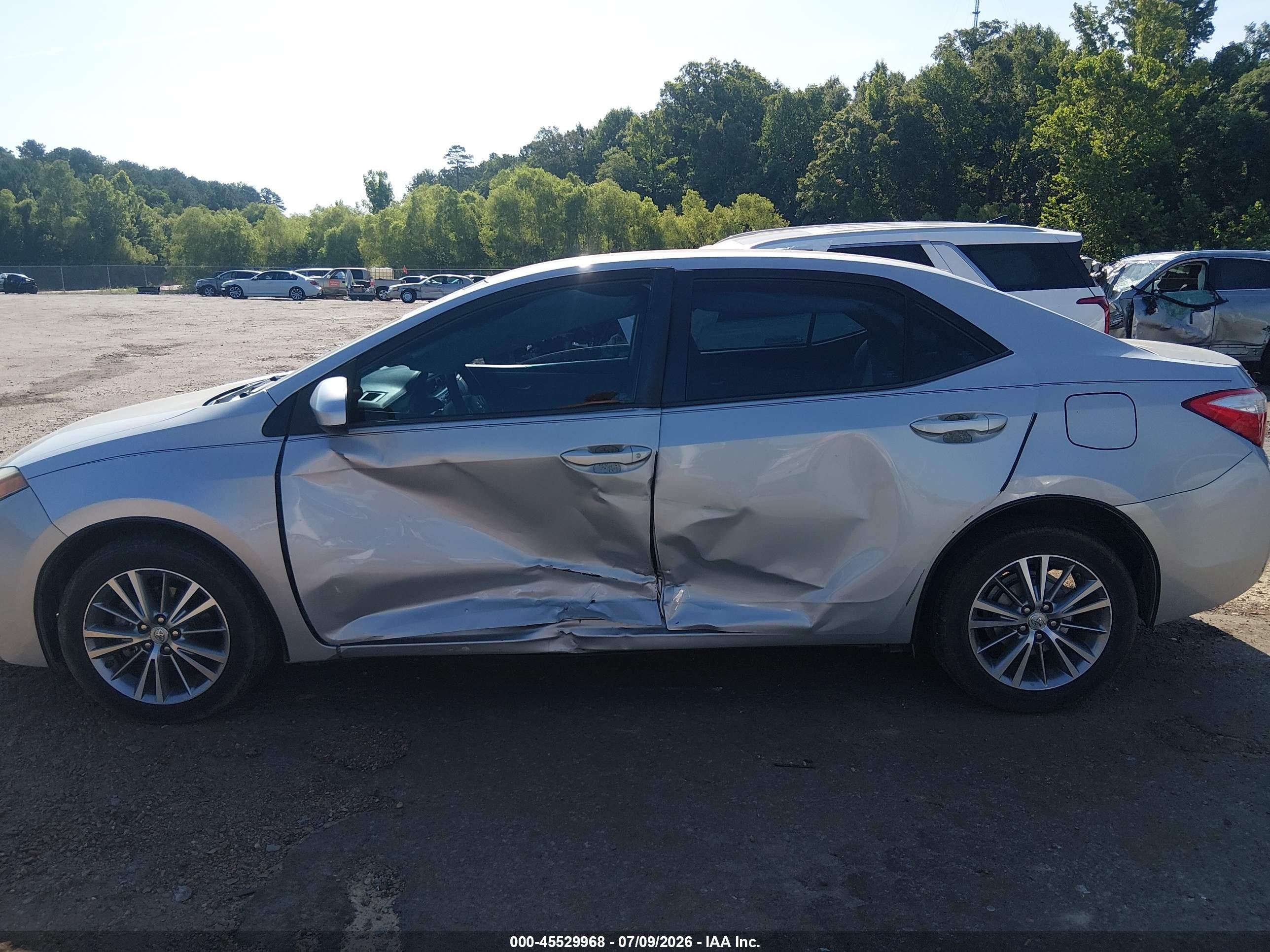 2015 Toyota Corolla Le Plus Silver vin: 2T1BURHE4FC412180