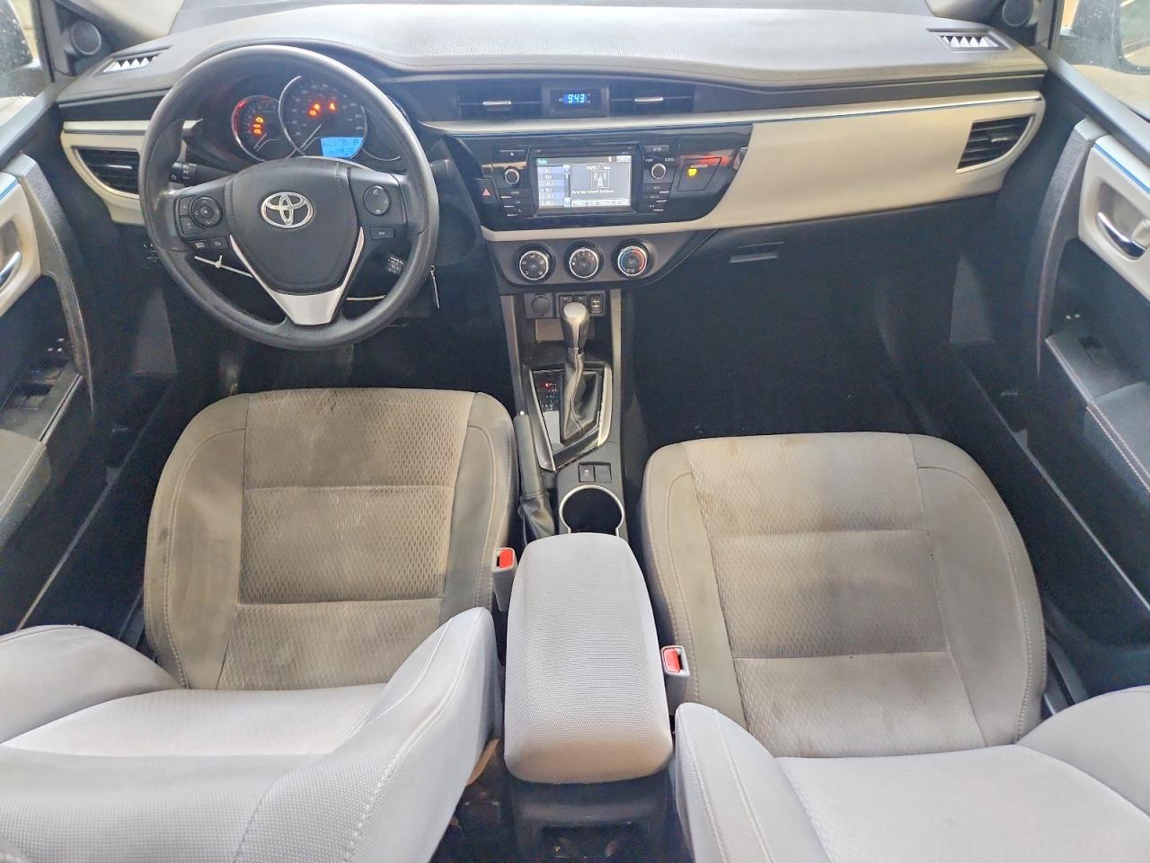 2015 Toyota Corolla L Silver vin: 2T1BURHE4FC413863