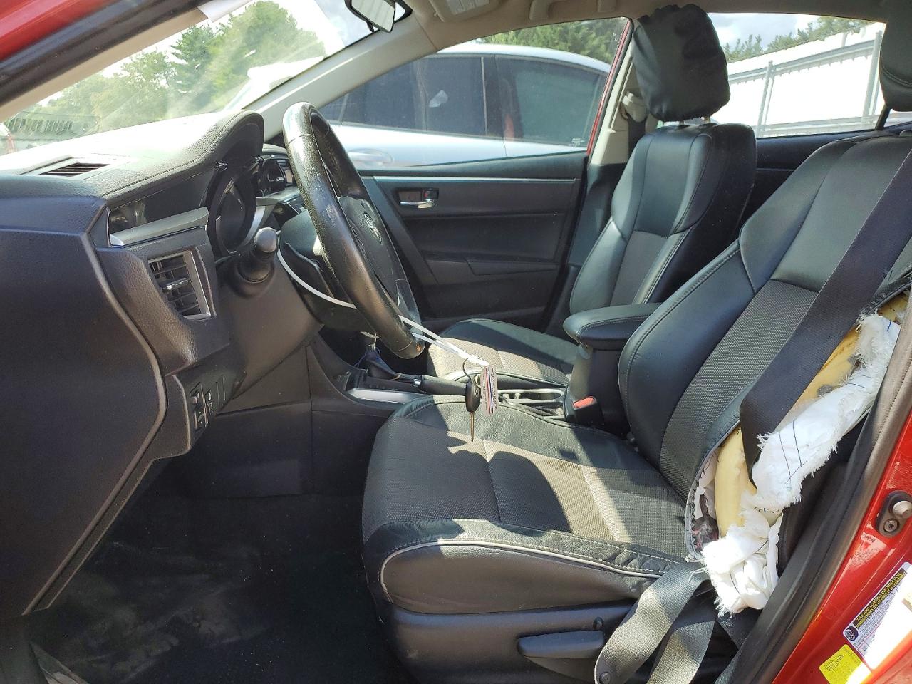 2015 Toyota Corolla S Plus Red vin: 2T1BURHE4FC422093