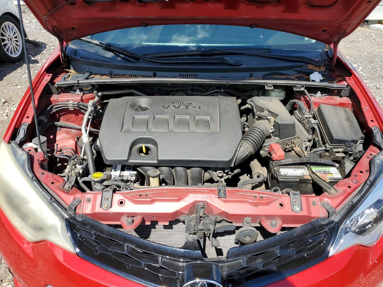 2015 Toyota Corolla S Plus Red vin: 2T1BURHE4FC422093
