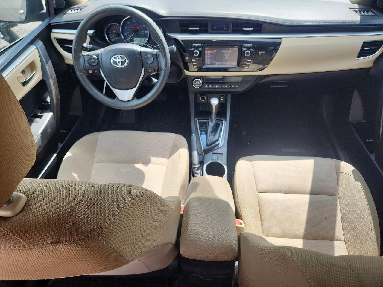2015 Toyota Corolla Le Brown vin: 2T1BURHE4FC426483