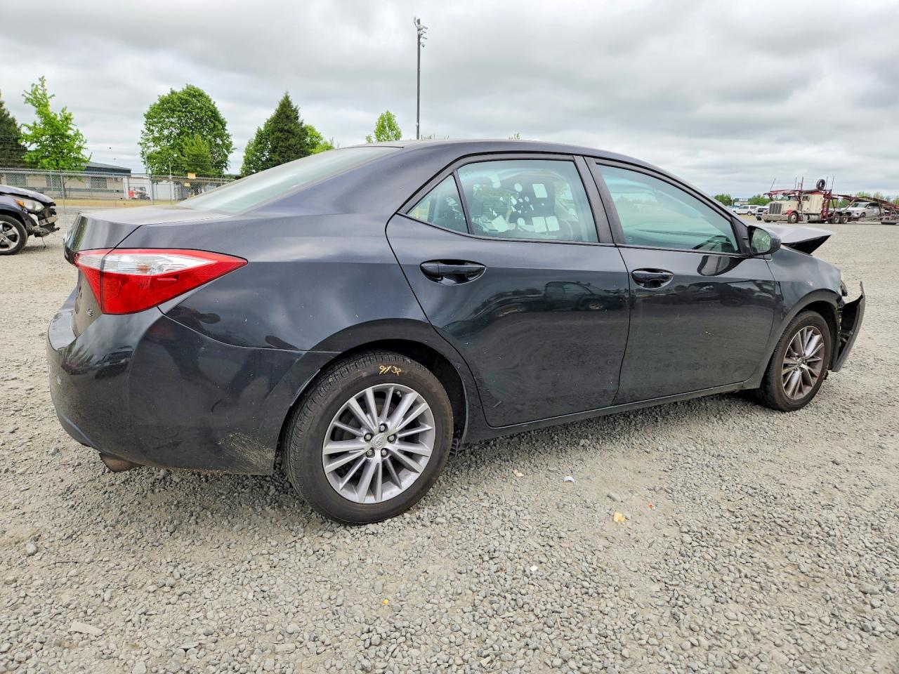 2015 Toyota Corolla Le Plus Black vin: 2T1BURHE4FC428038