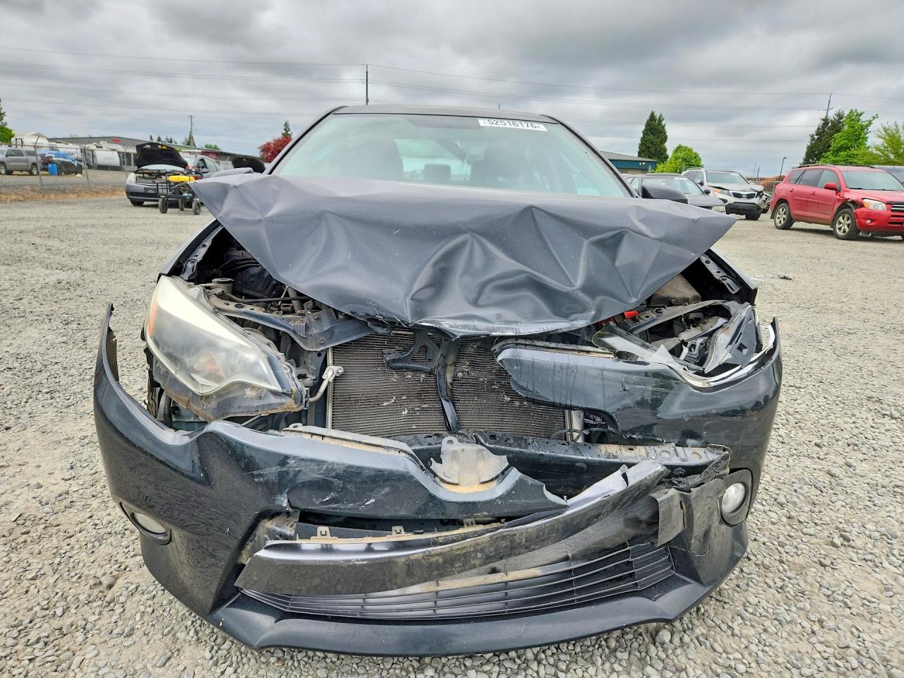2015 Toyota Corolla Le Plus Black vin: 2T1BURHE4FC428038